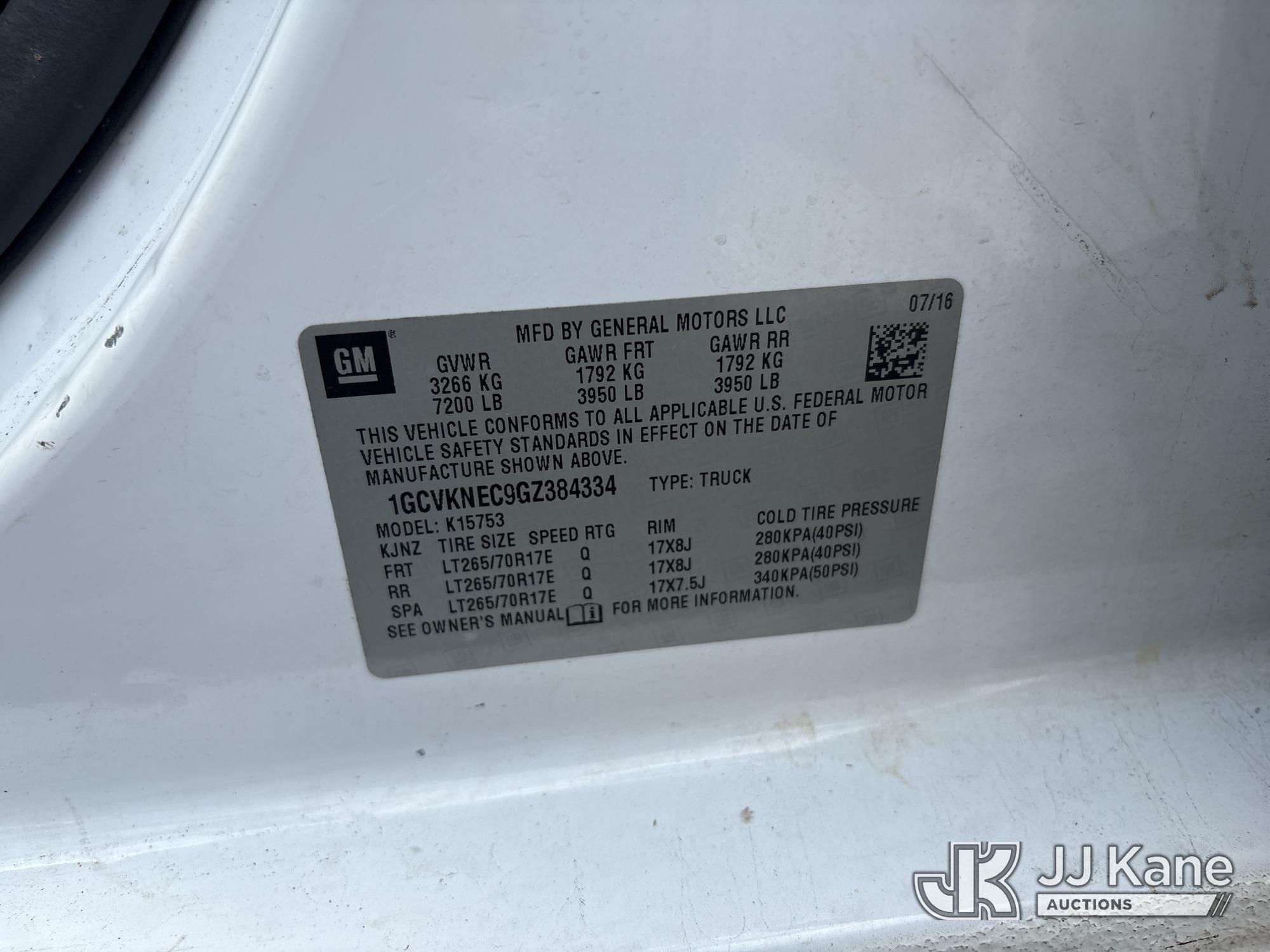 2016 Chevrolet SILVERADO 1500