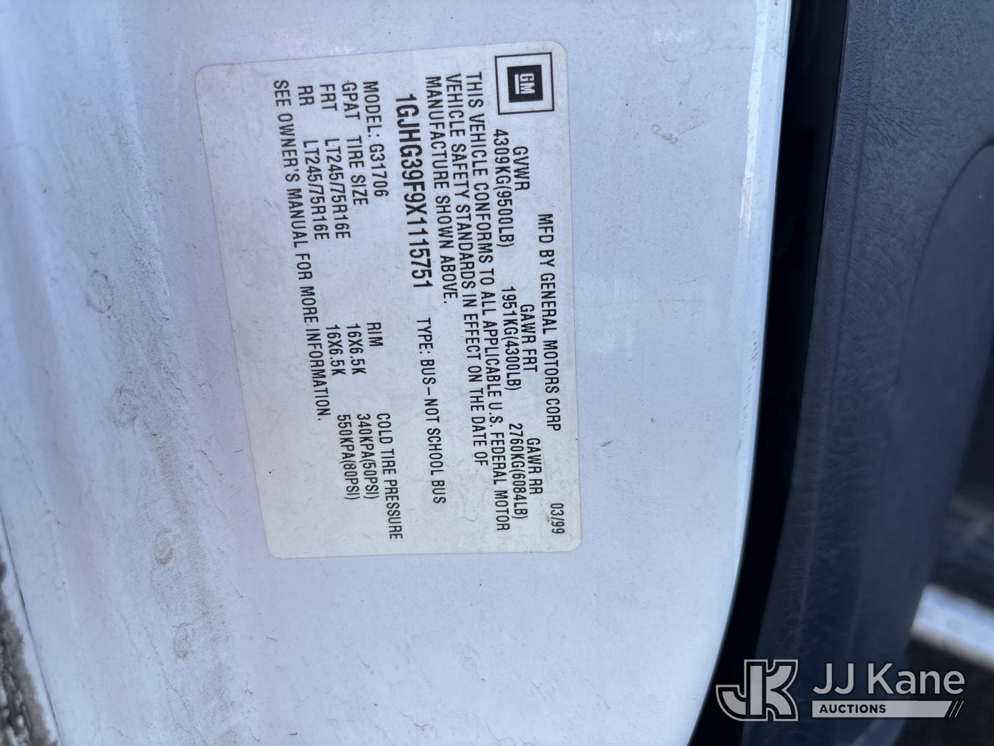 1999 GMC SAVANA