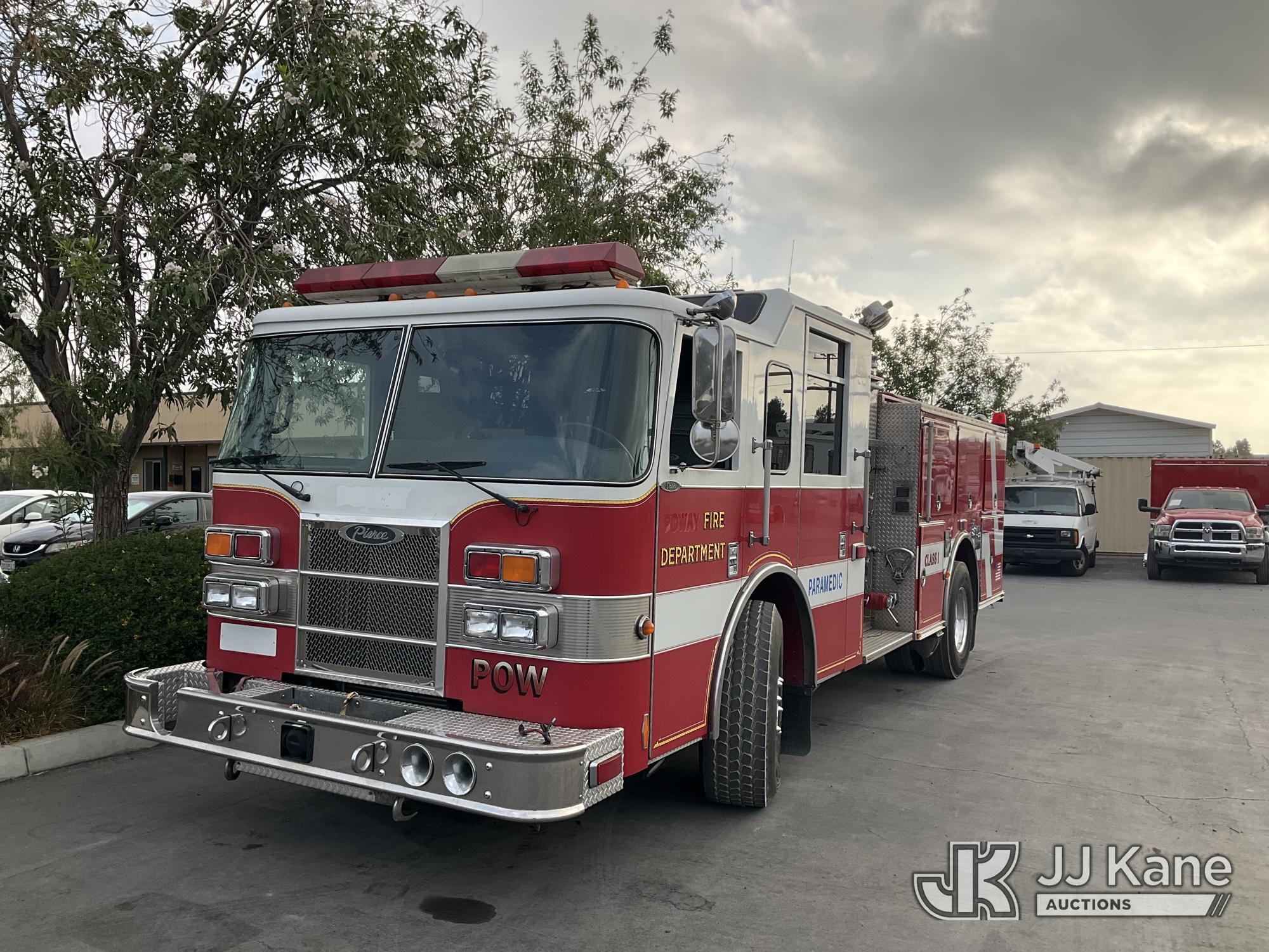 2002 Pierce Model Tilt Cab
