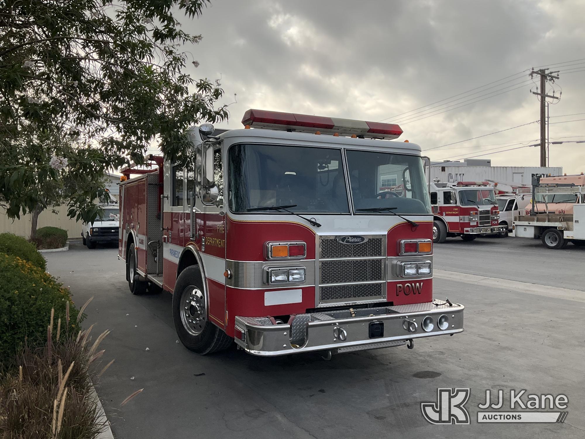 2002 Pierce Model Tilt Cab