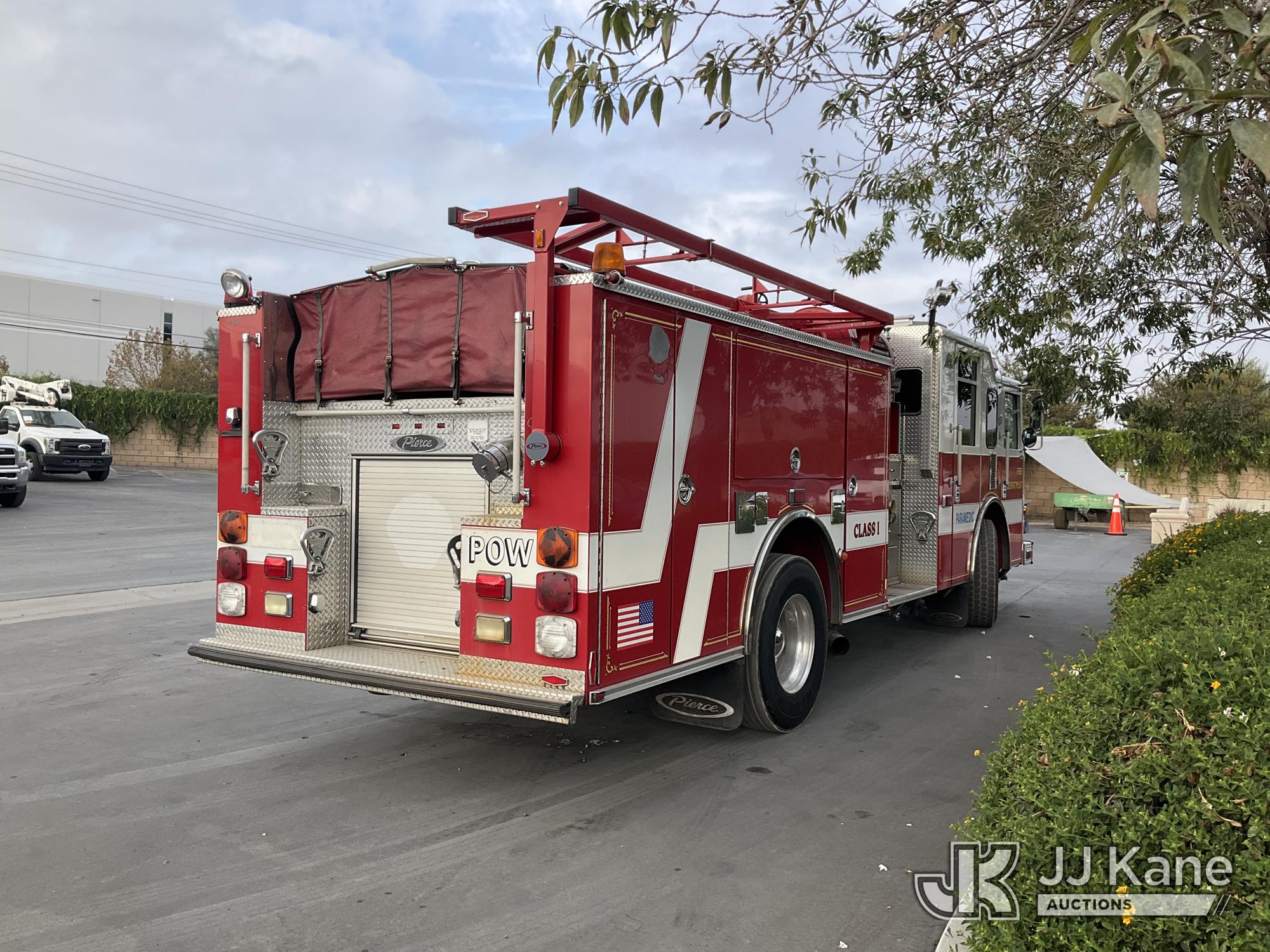 2002 Pierce Model Tilt Cab
