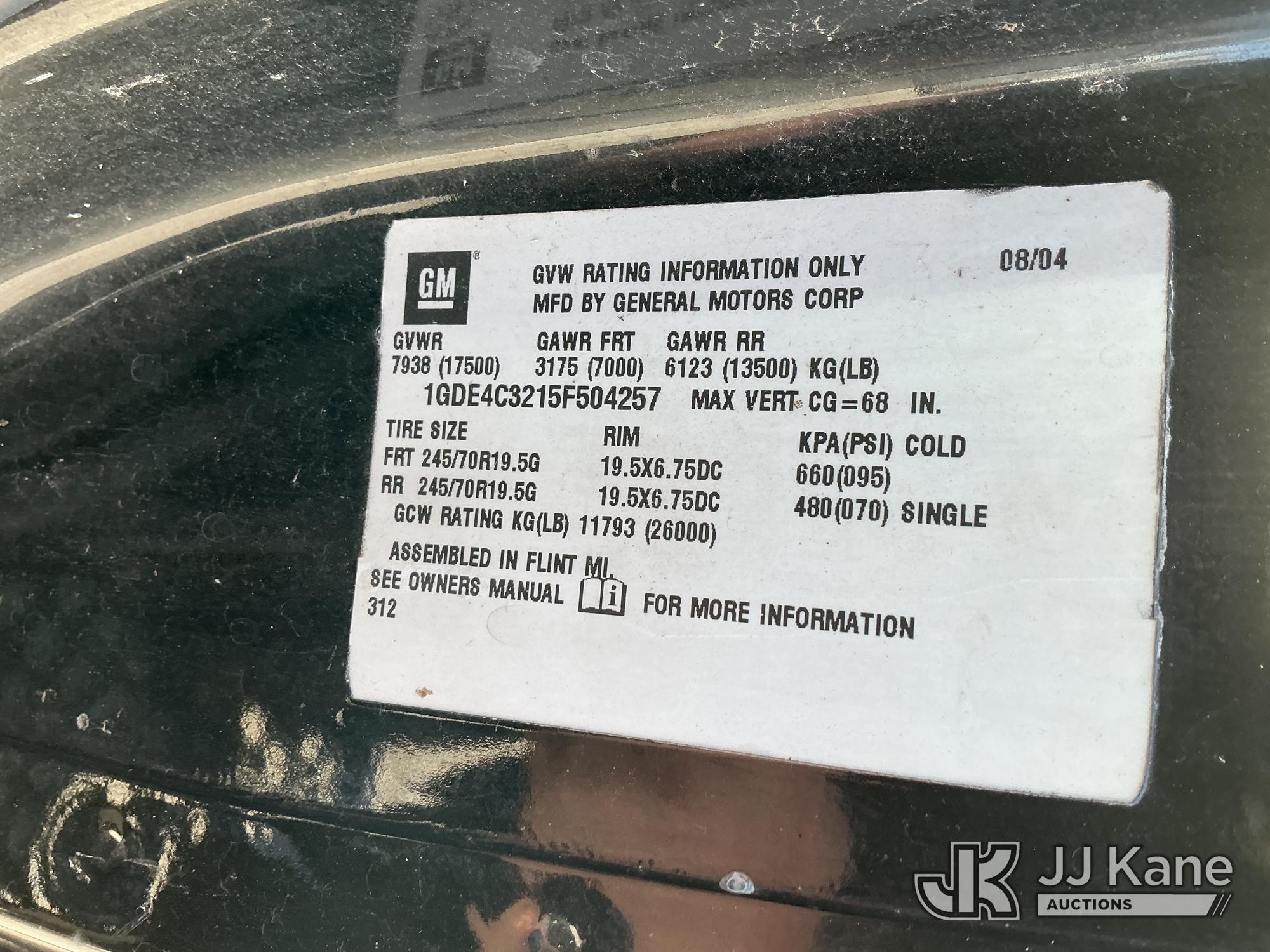 2005 Chevrolet C4500 4X4