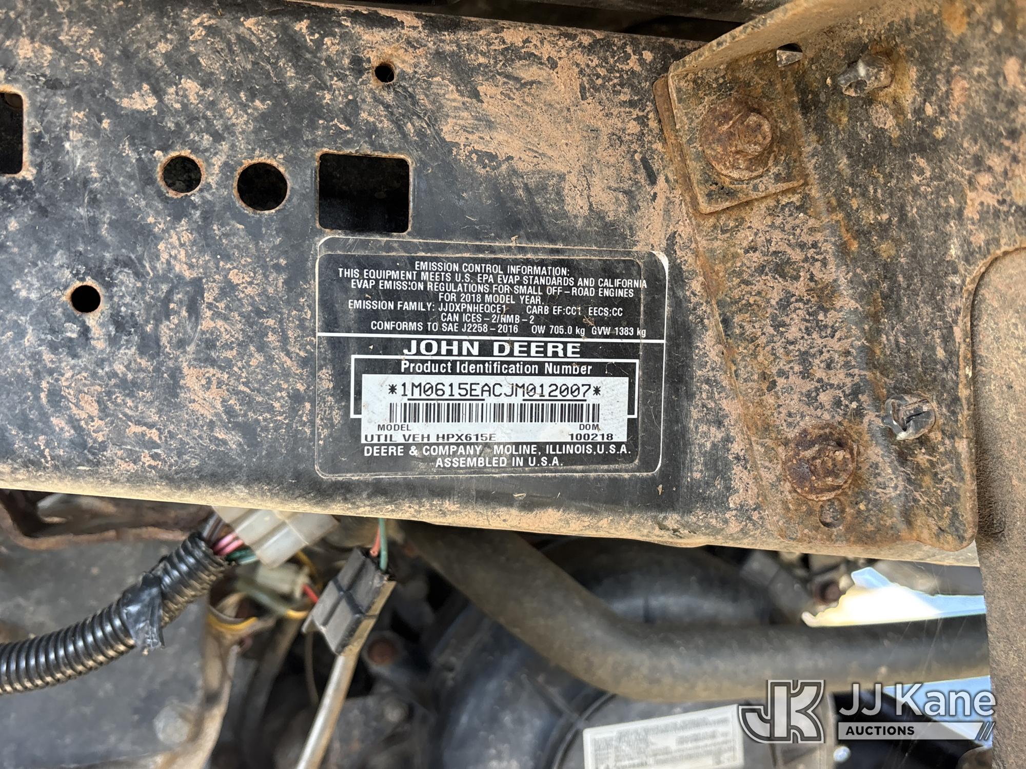 2018 John Deere HPX615E
