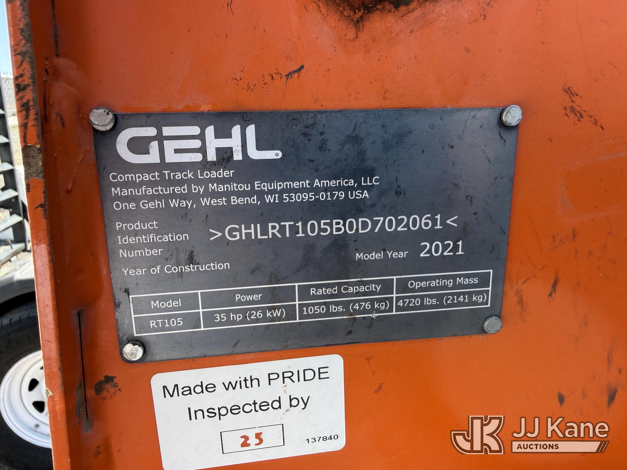 2021 Gehl RT105