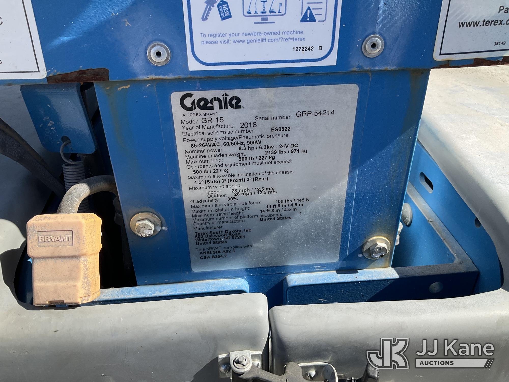 2018 Genie GR-15