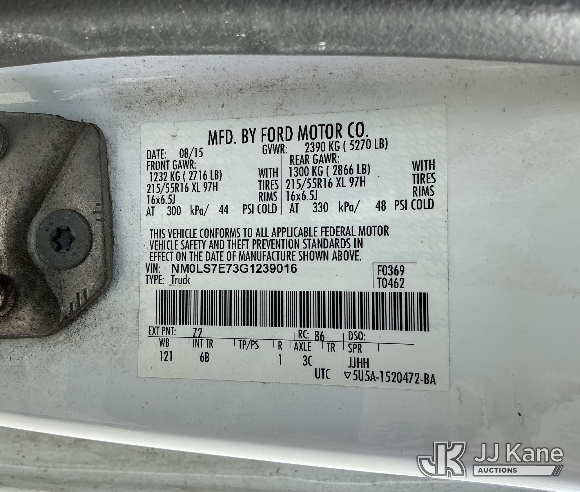 2016 Ford TRANSIT CONNECT