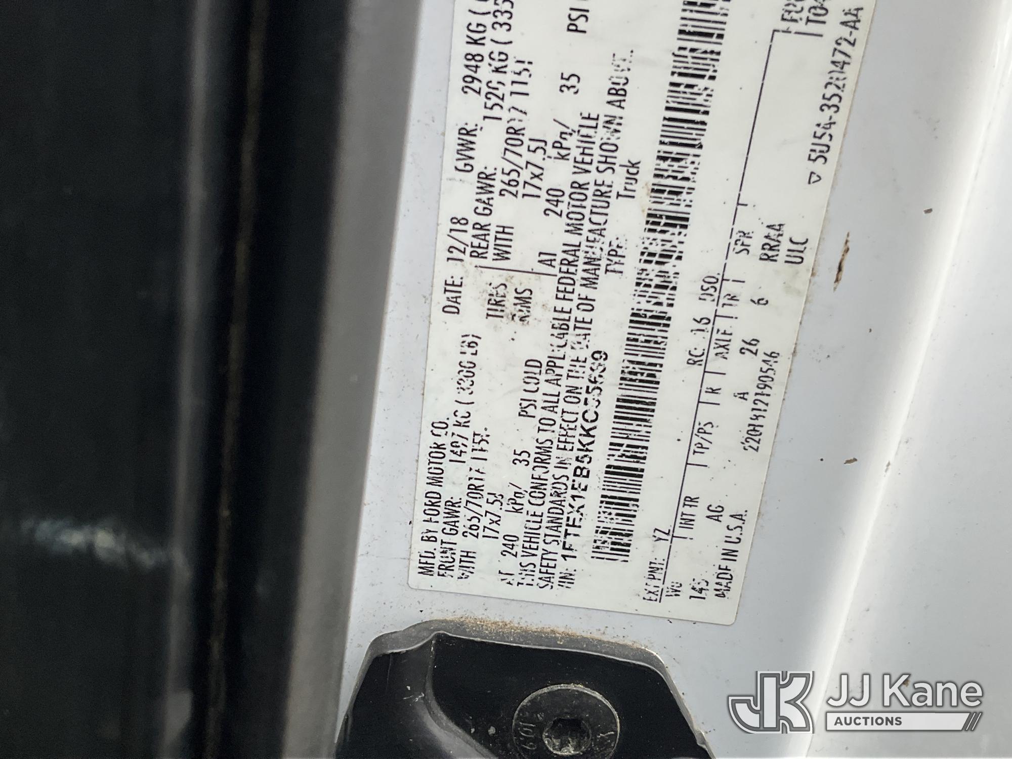 2019 Ford F150 4X4