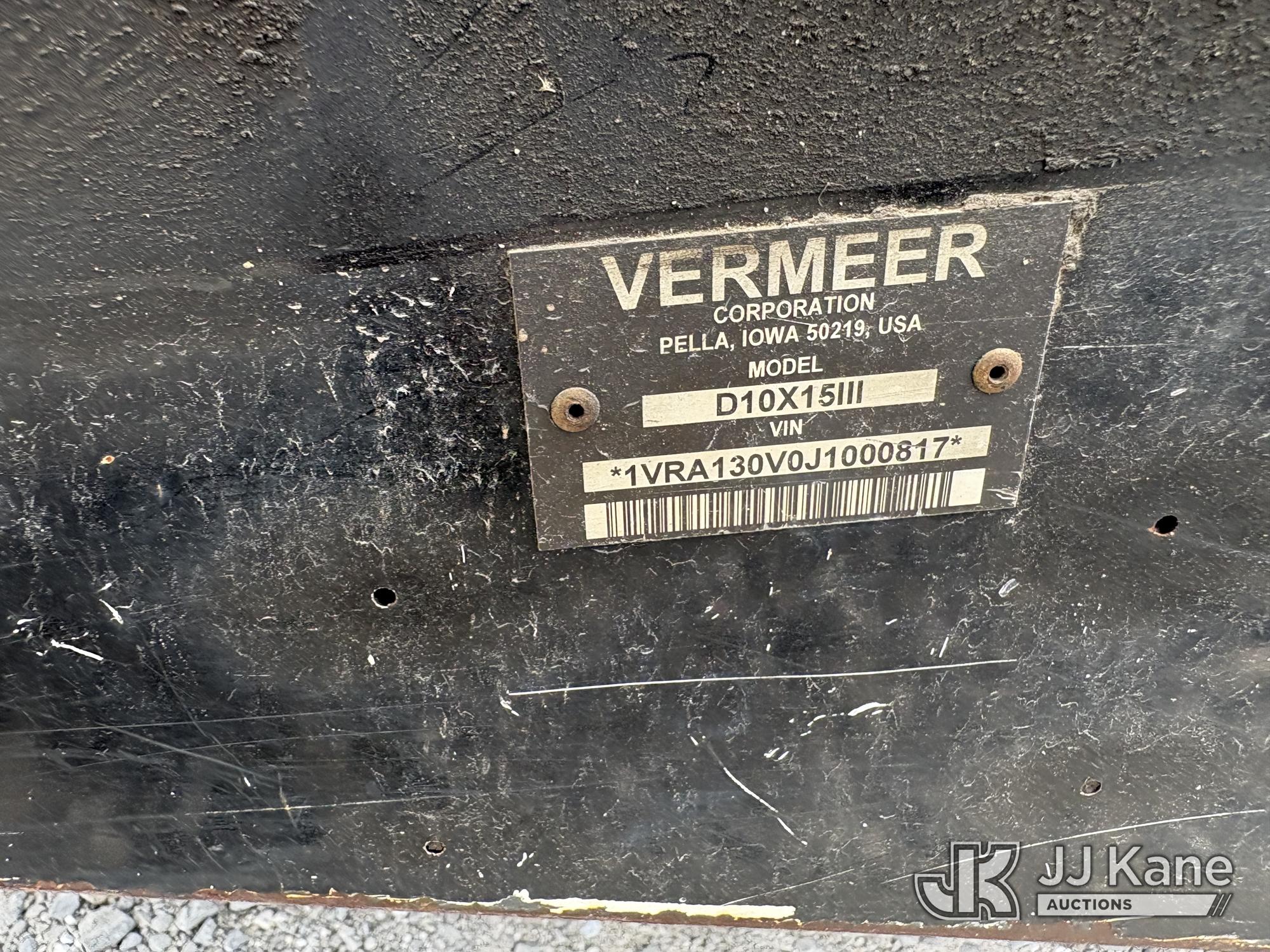 2018 Vermeer D10X15III