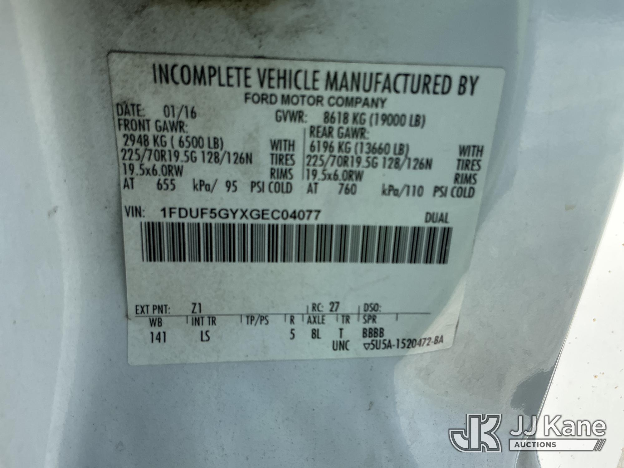 2016 Ford F550