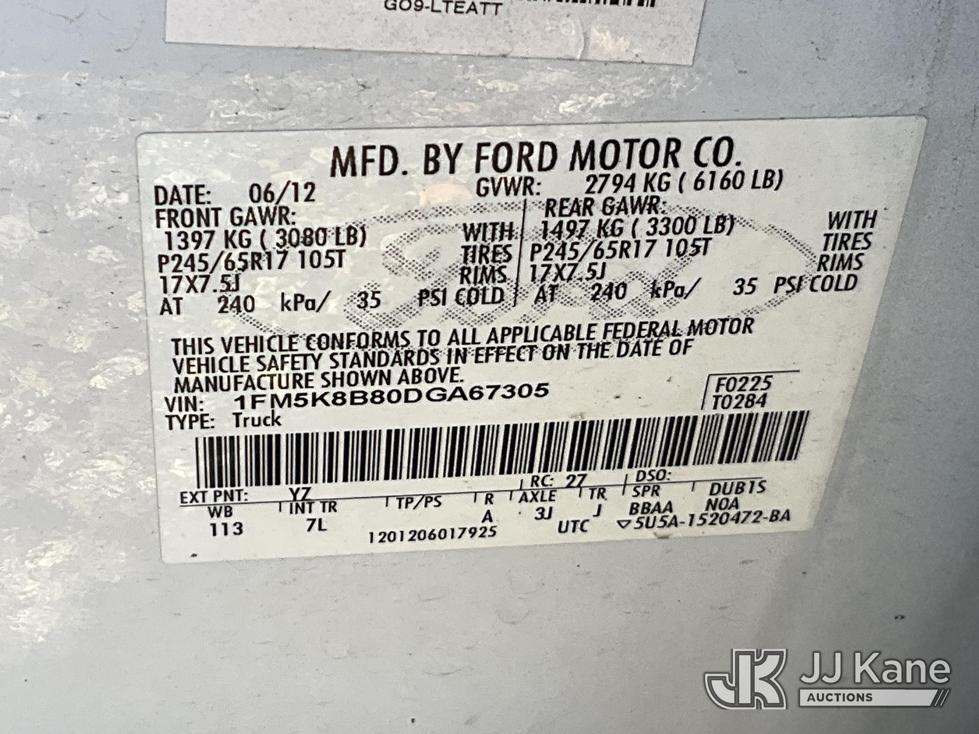 2013 Ford EXPLORER 4X4
