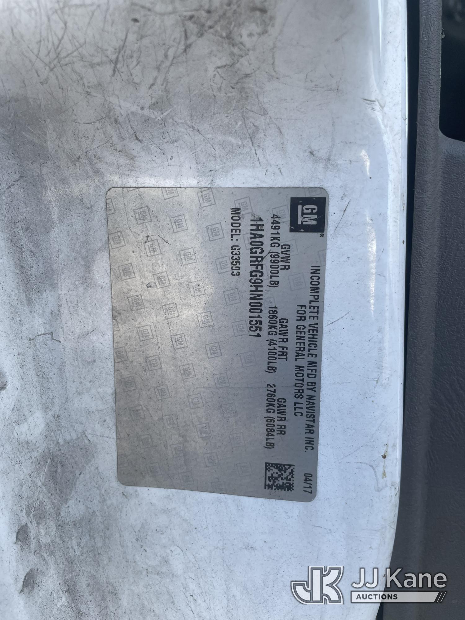 2017 Chevrolet EXPRESS G3500 139&QUOT;