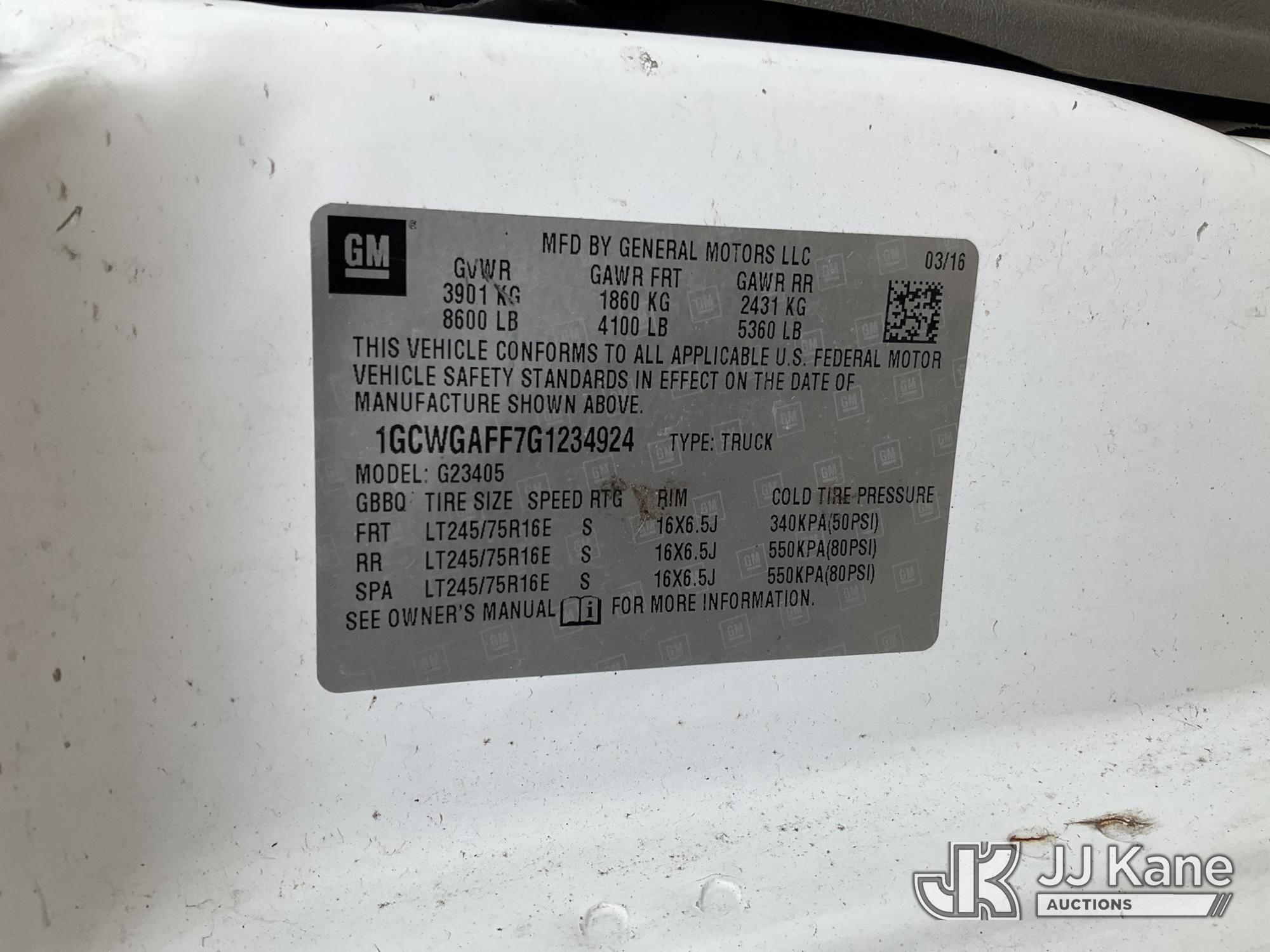 2016 Chevrolet EXPRESS