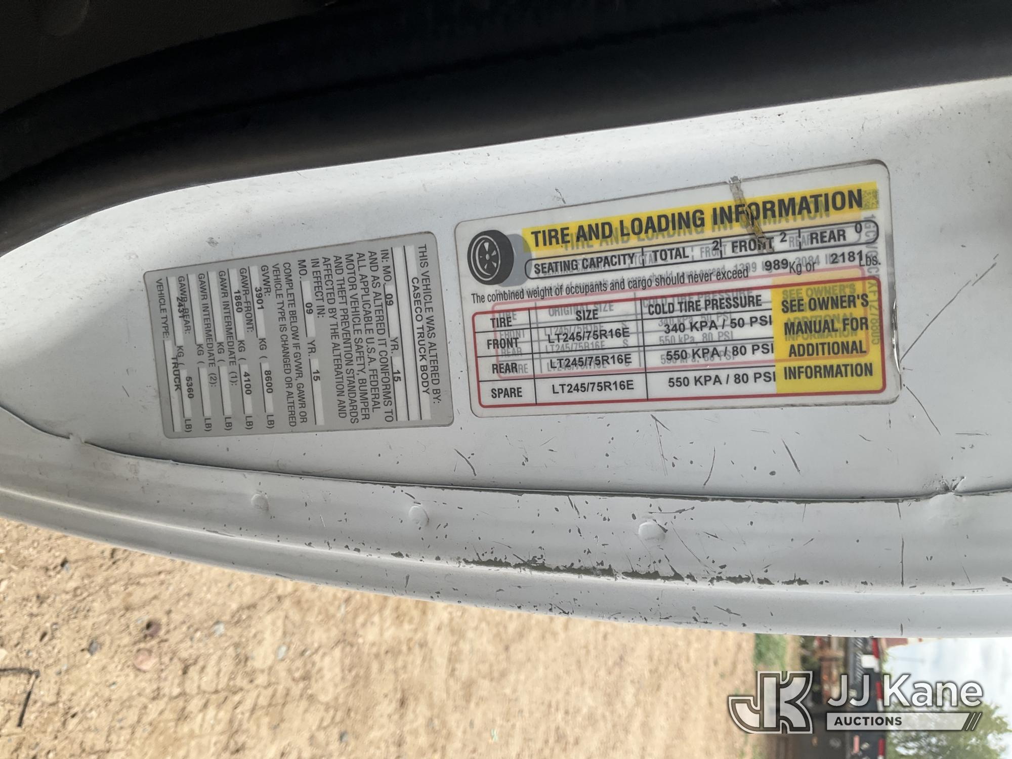 2015 Chevrolet Express G2500