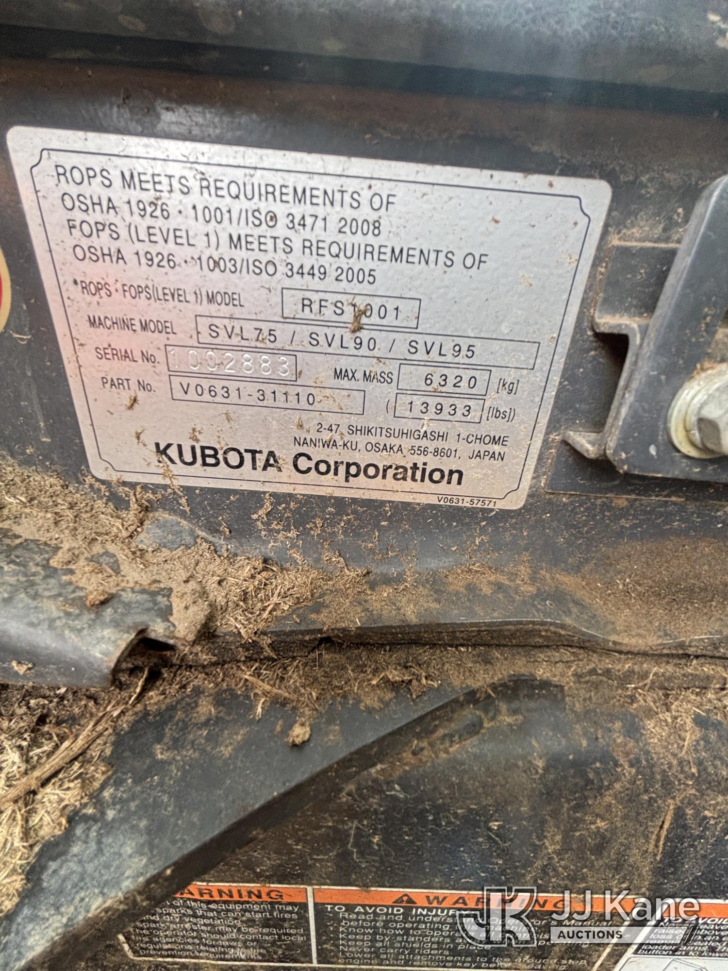2016 Kubota SVL95-2S