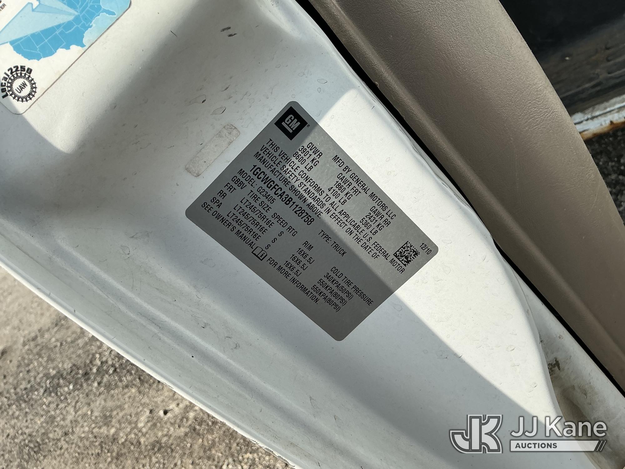 2011 Chevrolet Express G2500