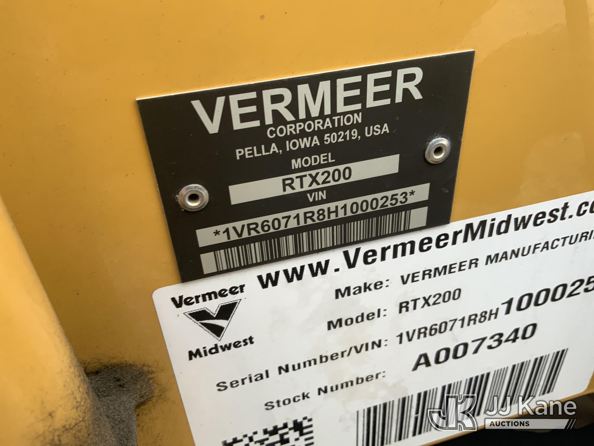 2017 Vermeer RTX200