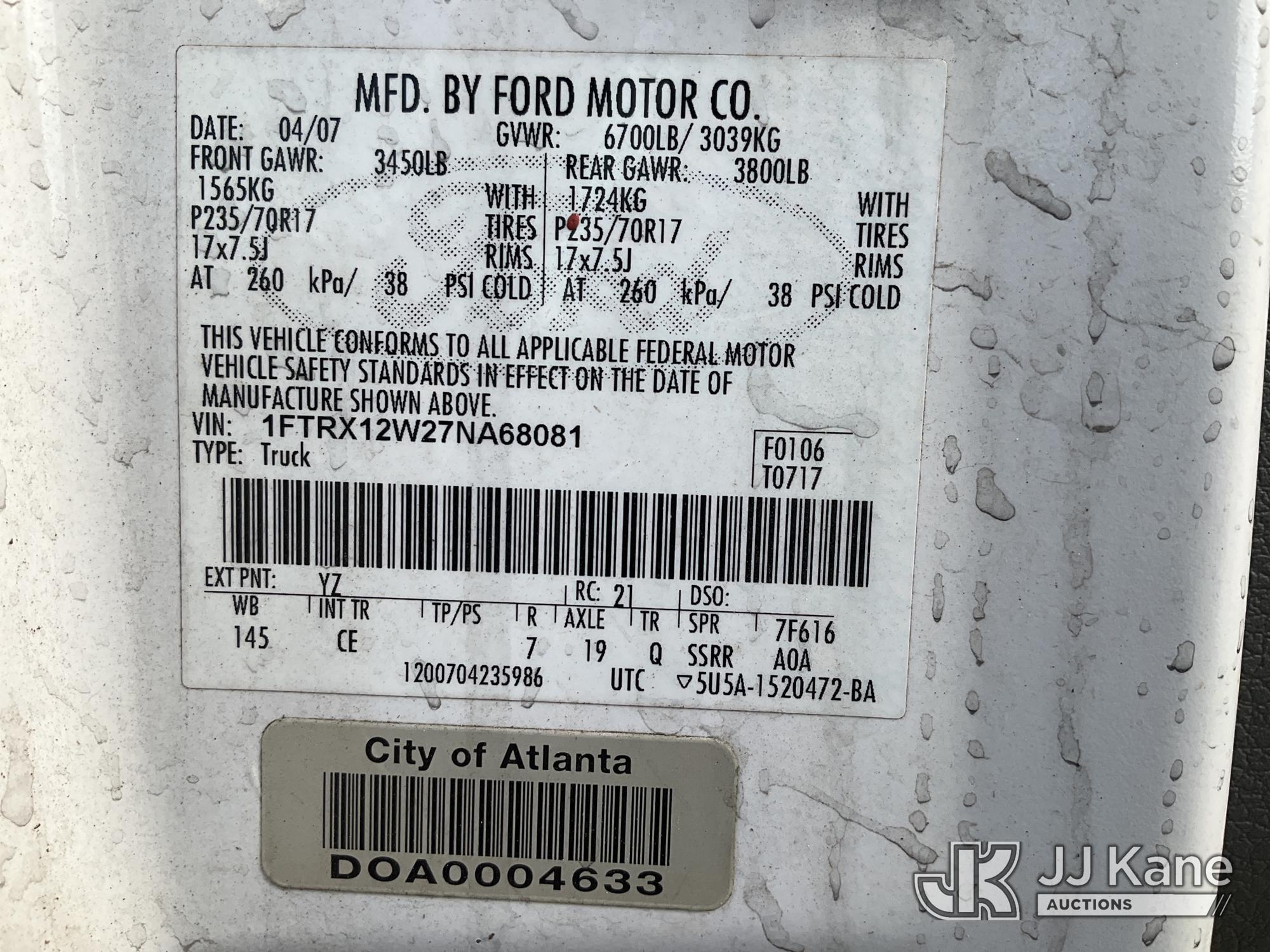 2007 Ford F150