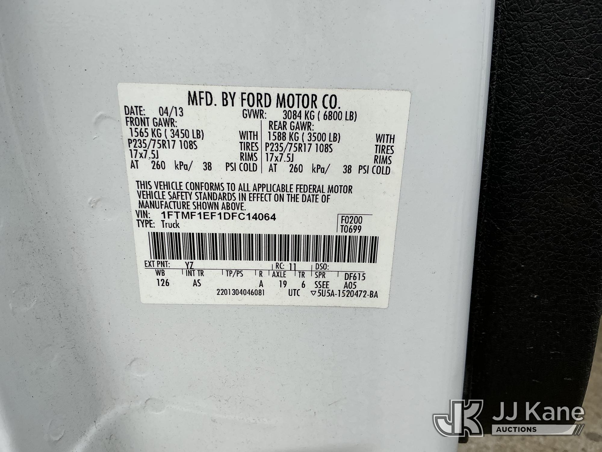 2013 Ford F150 4X4