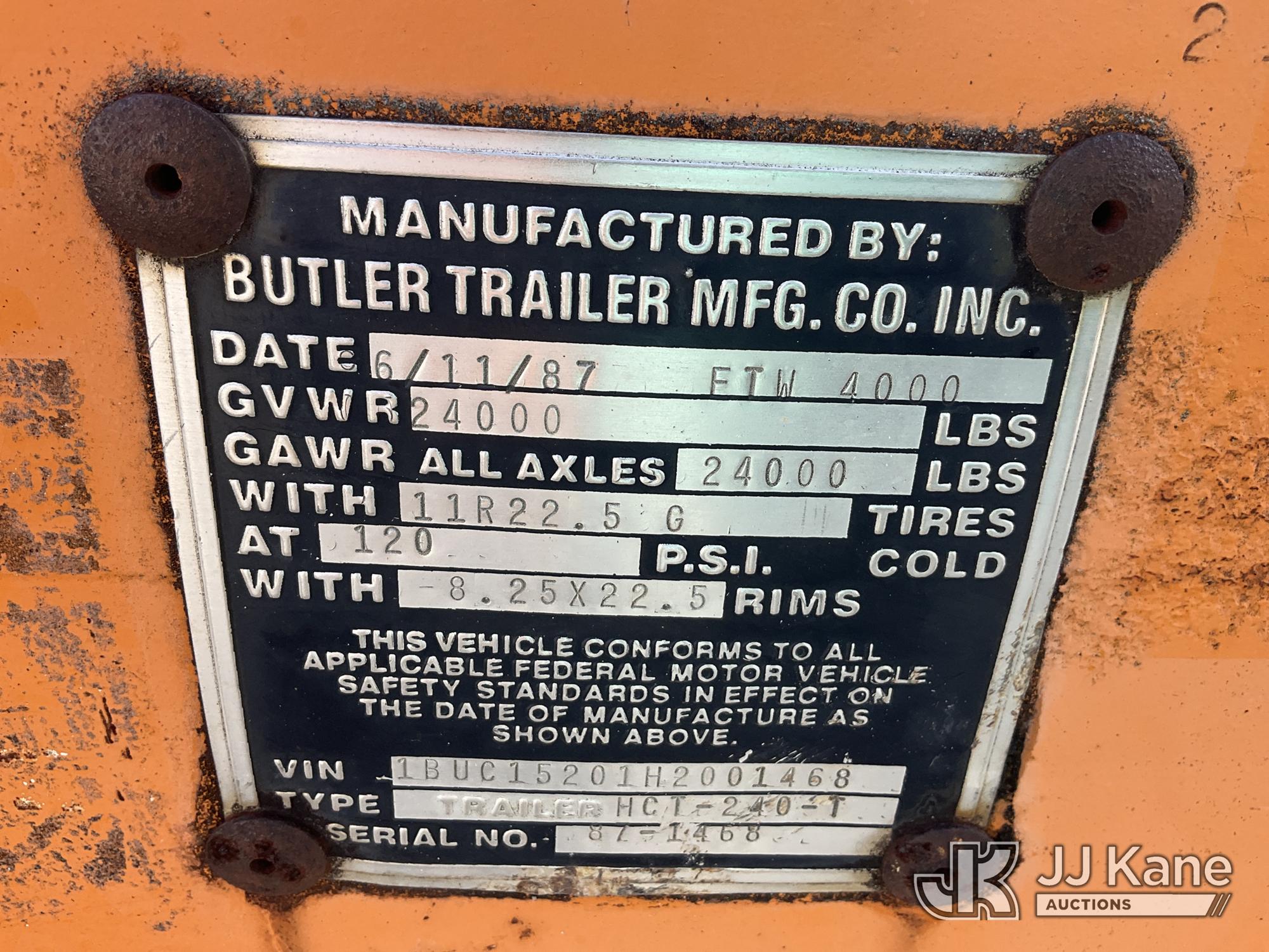 1987 Butler HCT240T