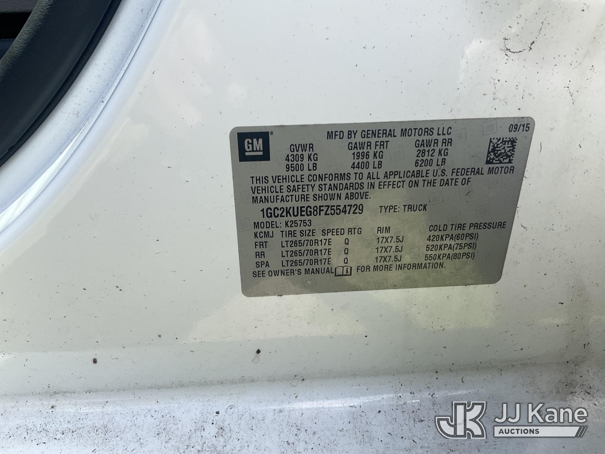 2015 Chevrolet SILVERADO 2500HD 4X4