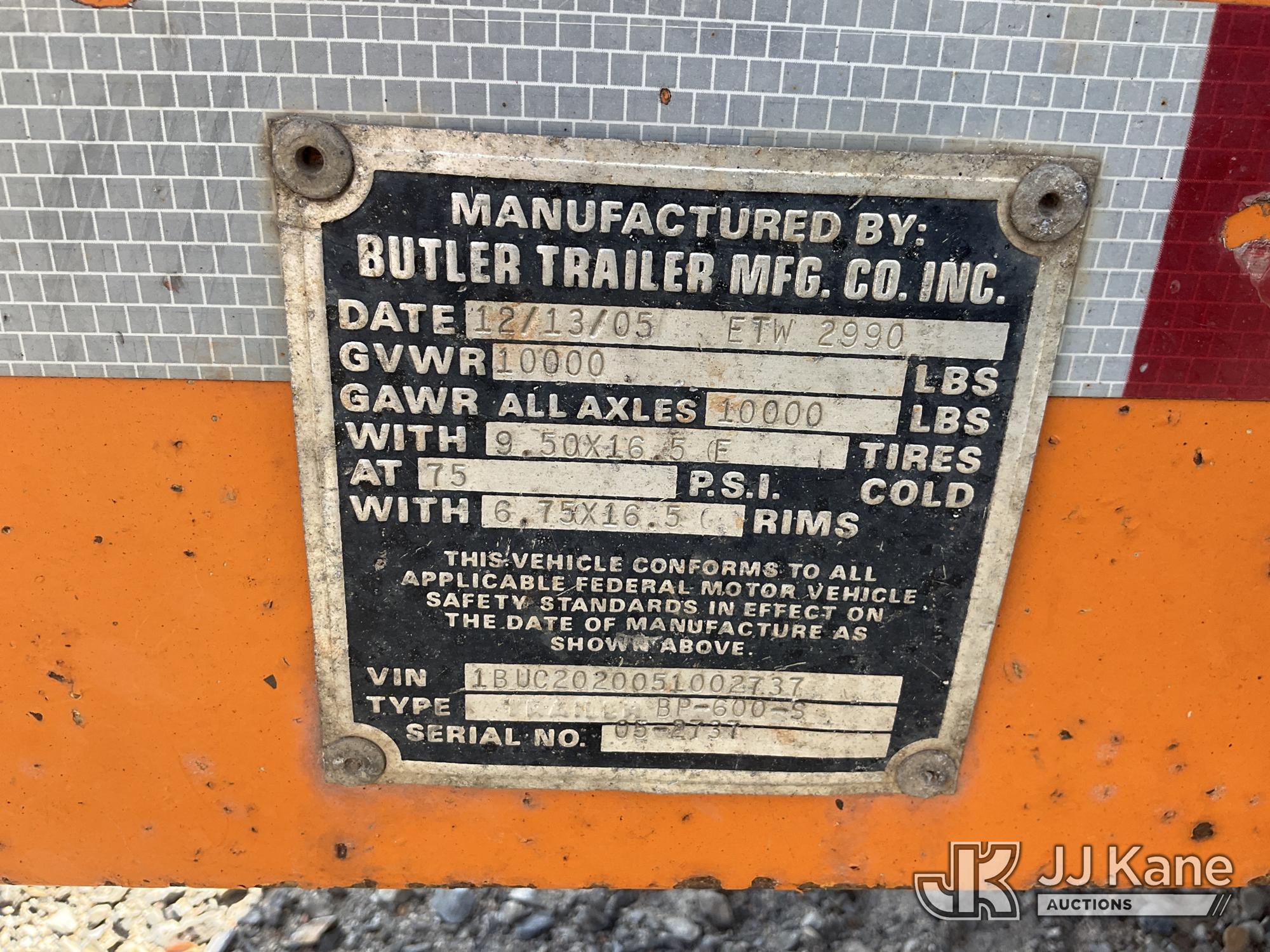 2005 Butler BP600S