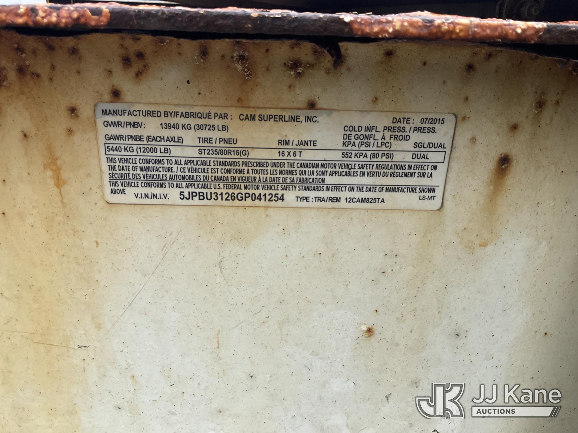 2016 Cam Superline 12CAM825TA-12