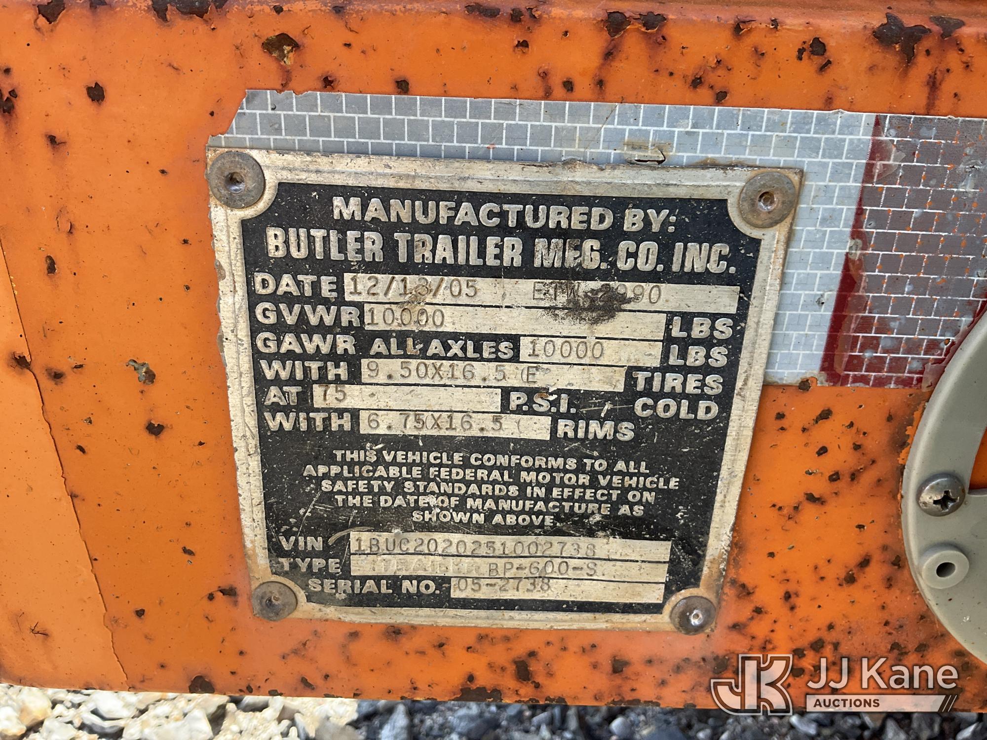 2005 Butler BP600S