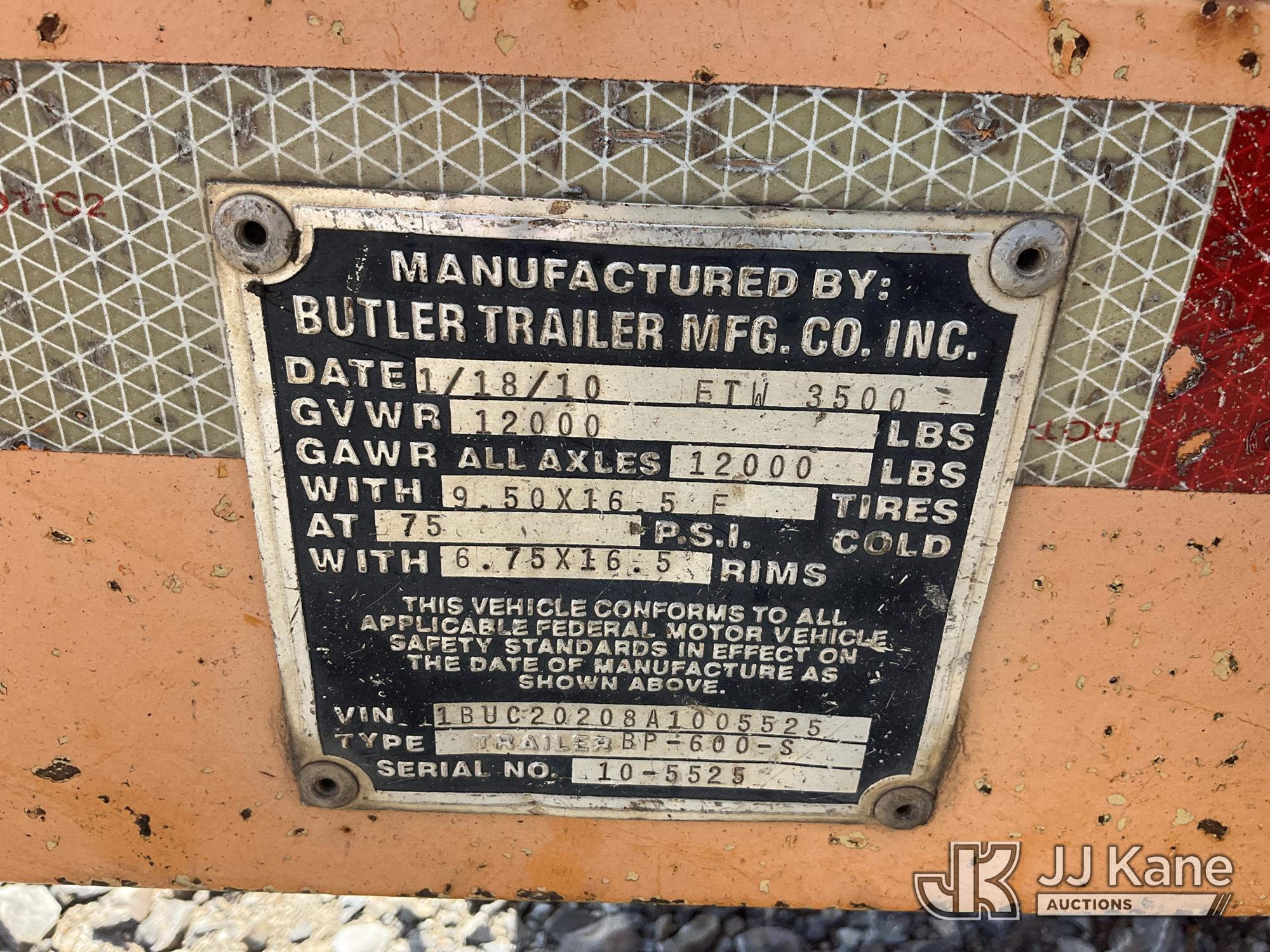 2010 Butler BP600S