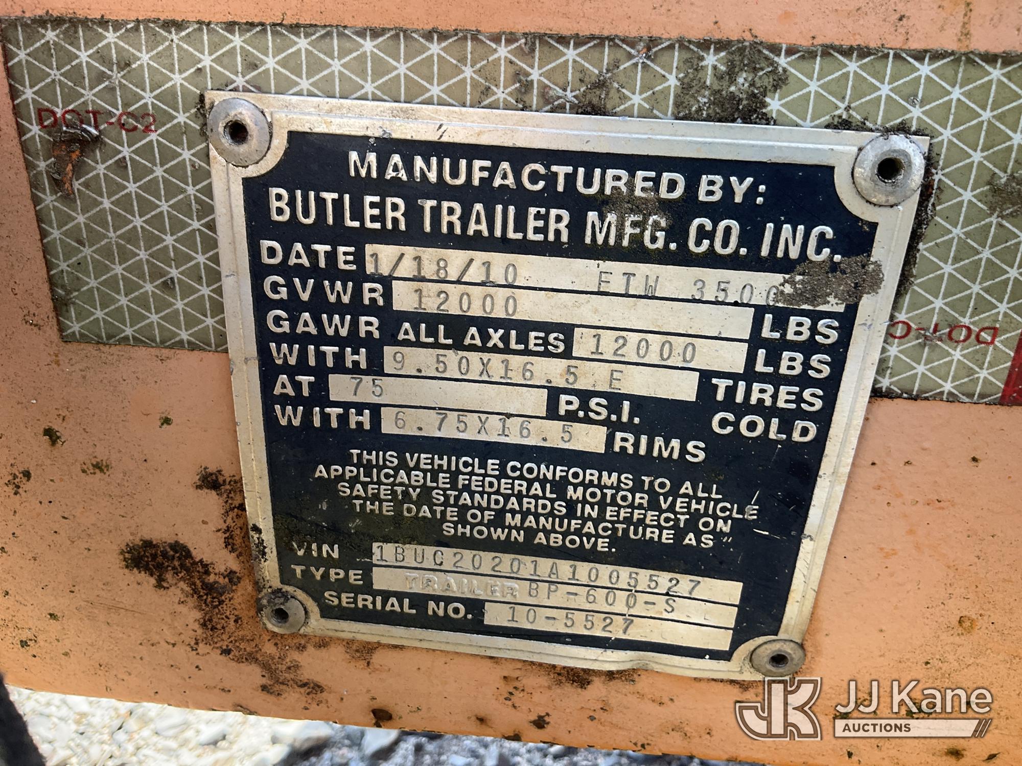 2010 Butler BP600S