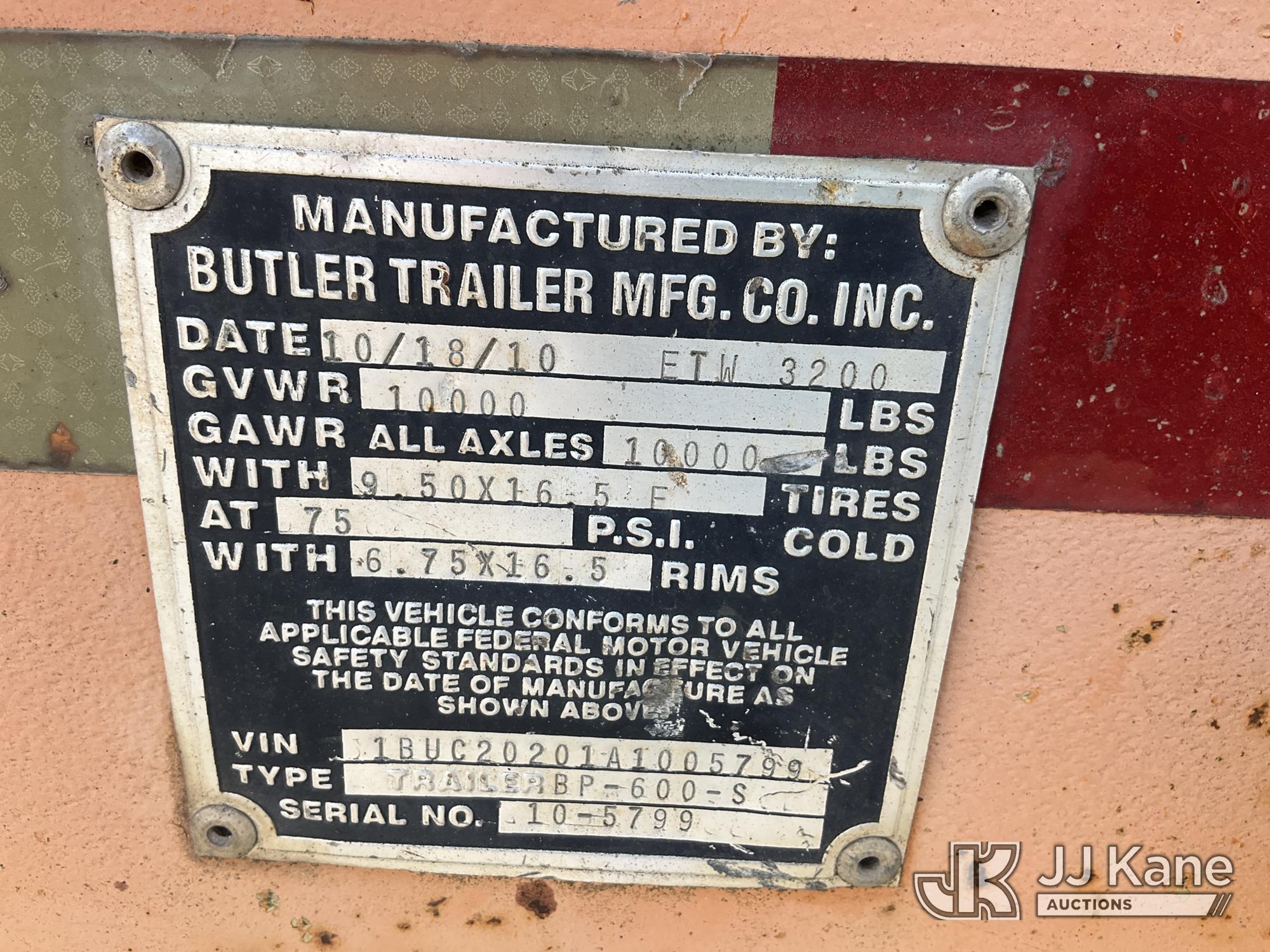 2010 Butler BP600S