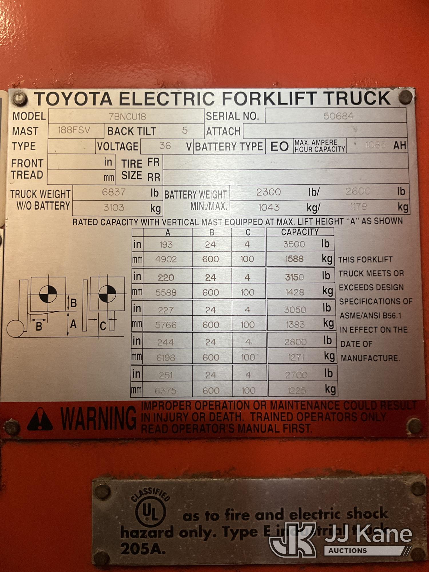 2007 Toyota 7BNCU18