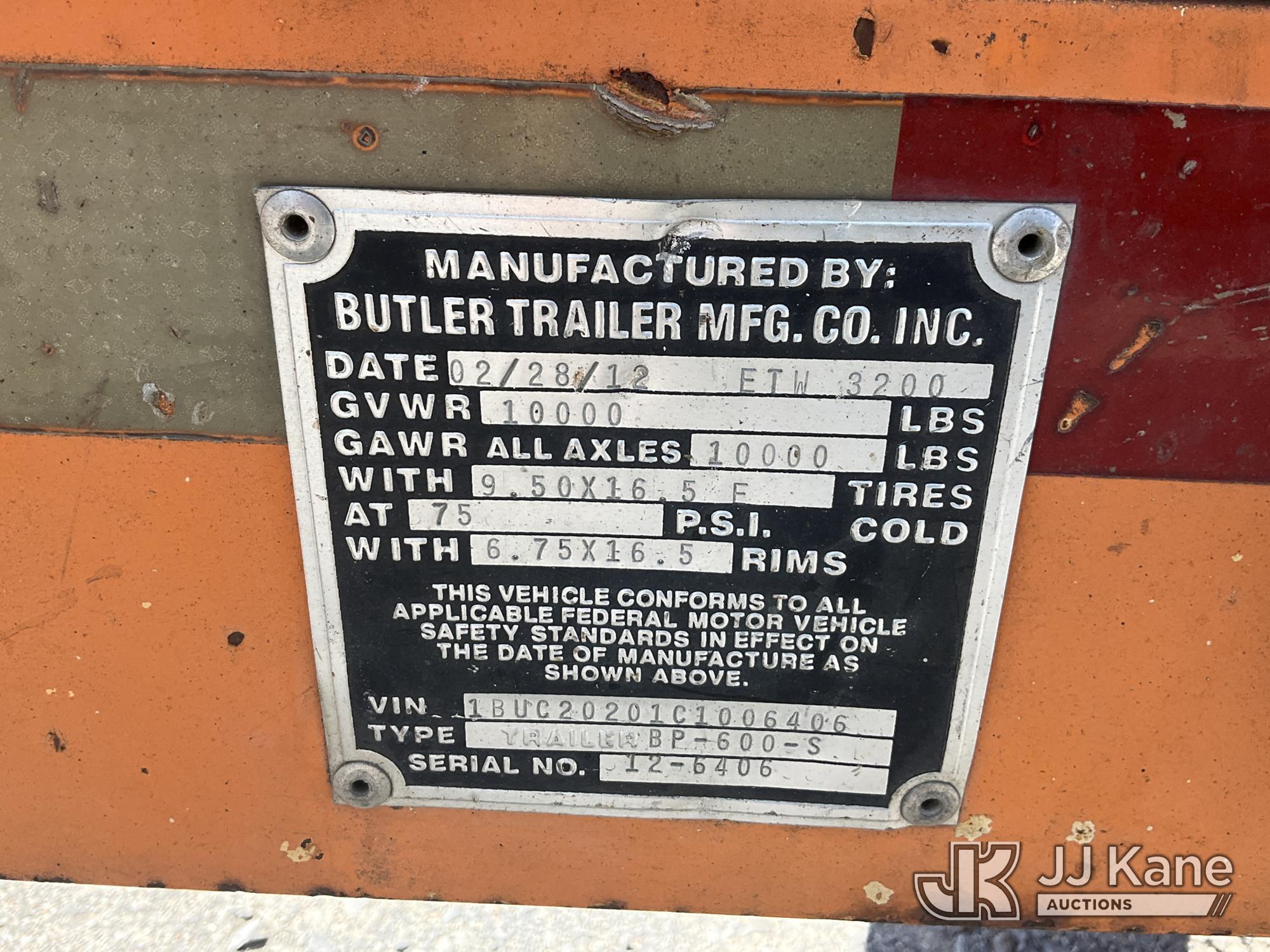 2012 Butler BP600S