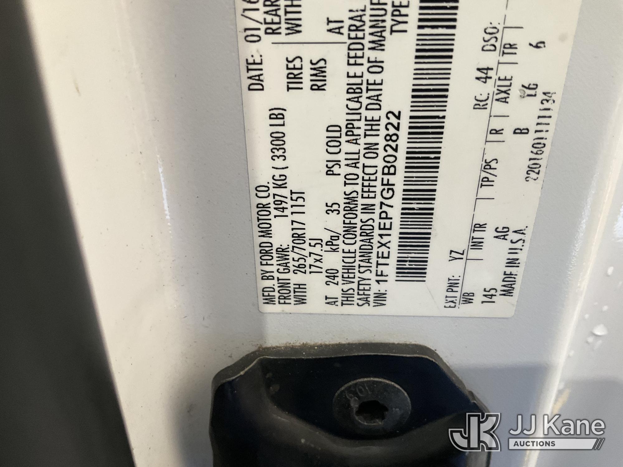 2016 Ford F150 4X4