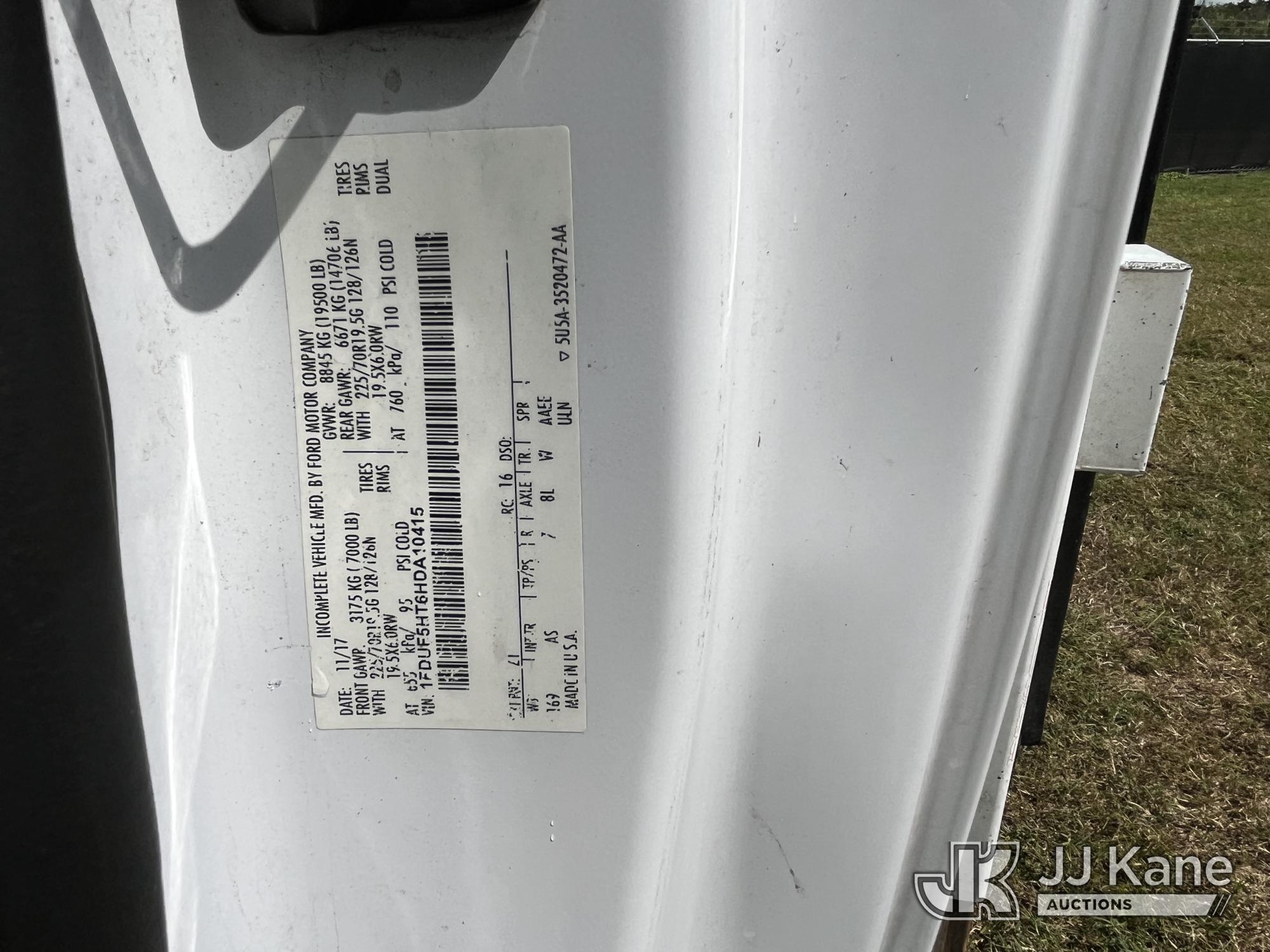 2017 Ford F550 4x4