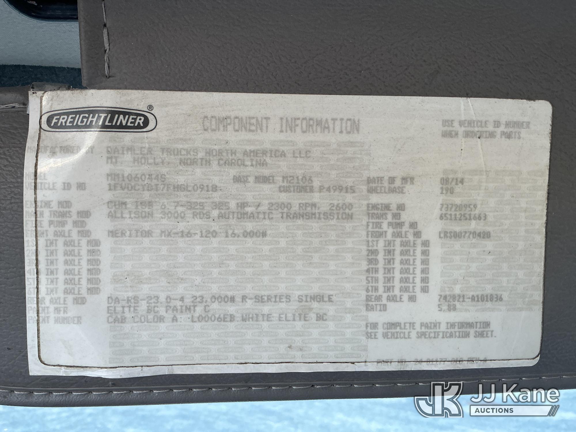 2015 Freightliner M2 106