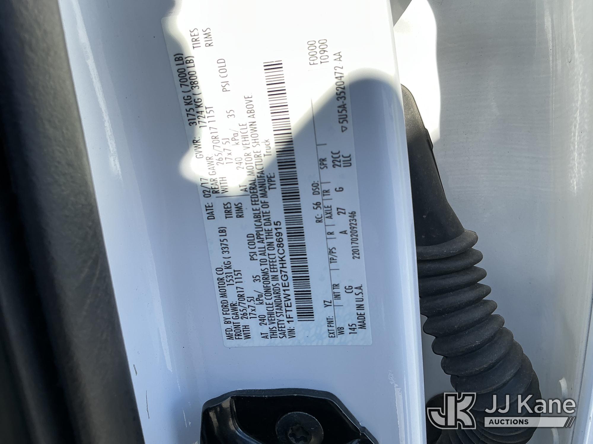 2017 Ford F150 4X4
