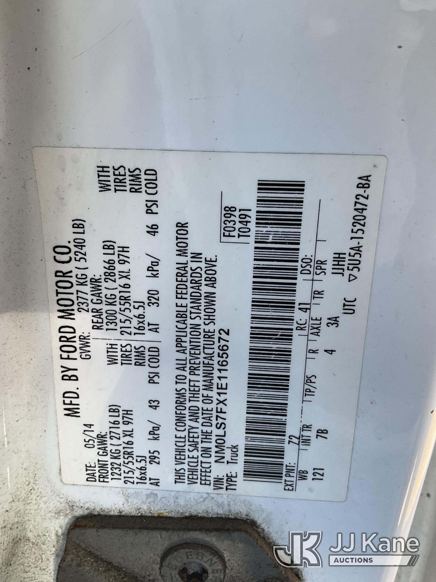 2014 Ford TRANSIT CONNECT