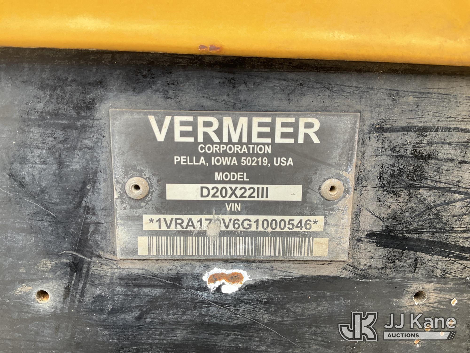 2016 Vermeer D20X22III