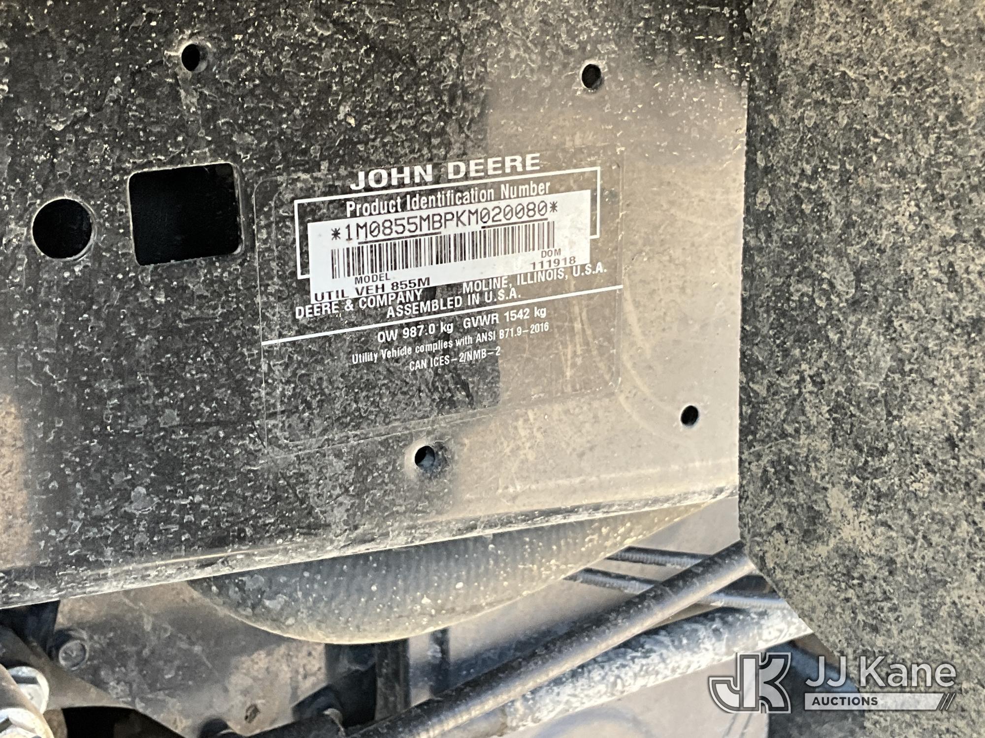 2019 John Deere XUV 855M