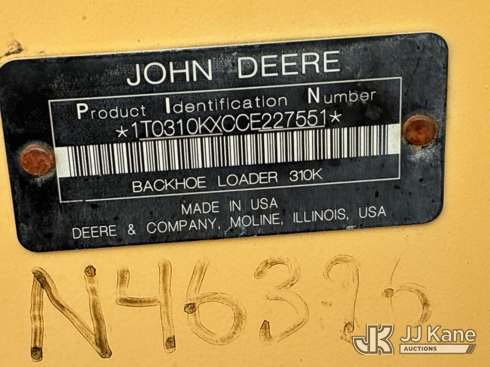 2012 John Deere 310K