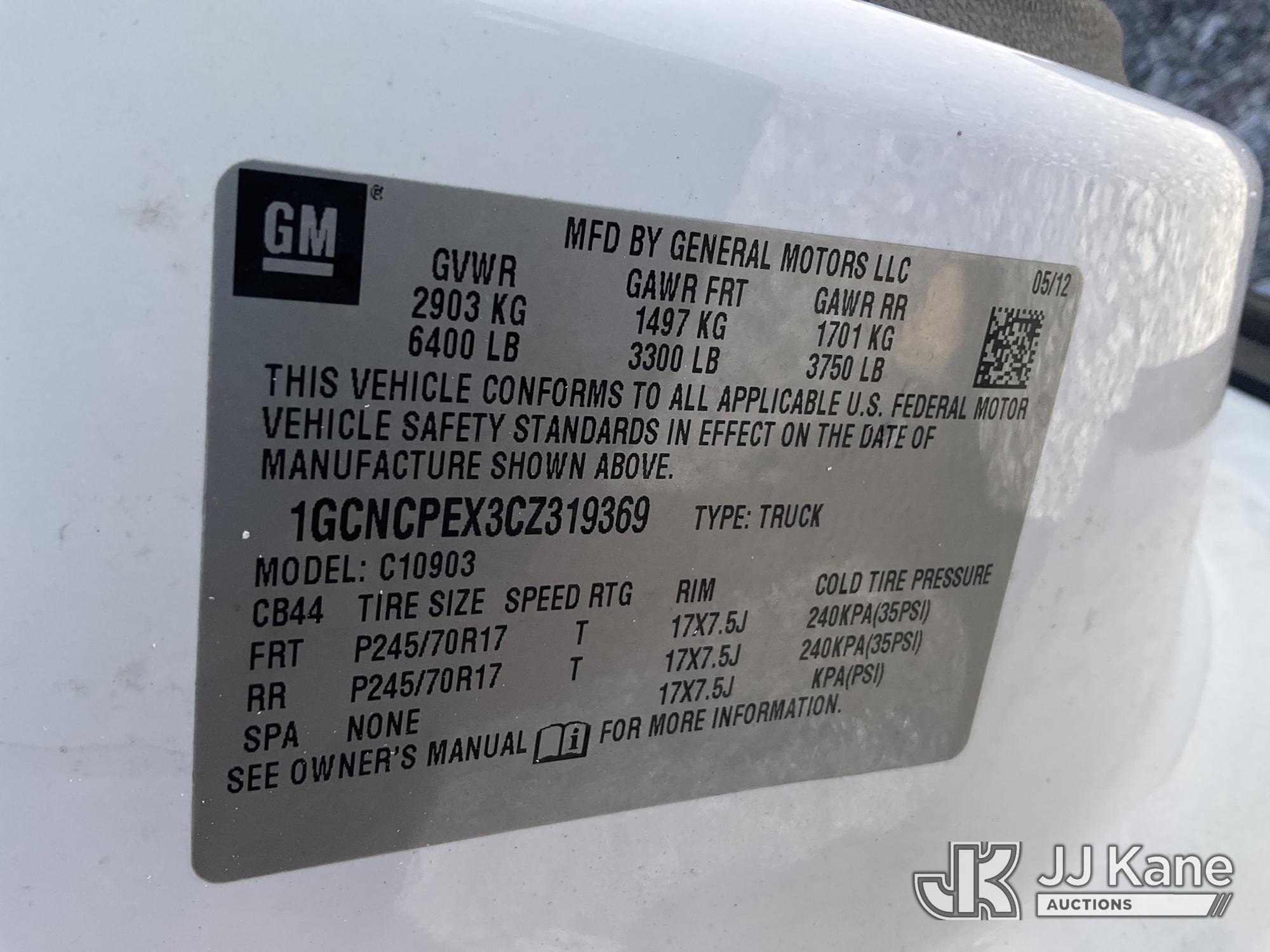 2012 Chevrolet SILVERADO 1500