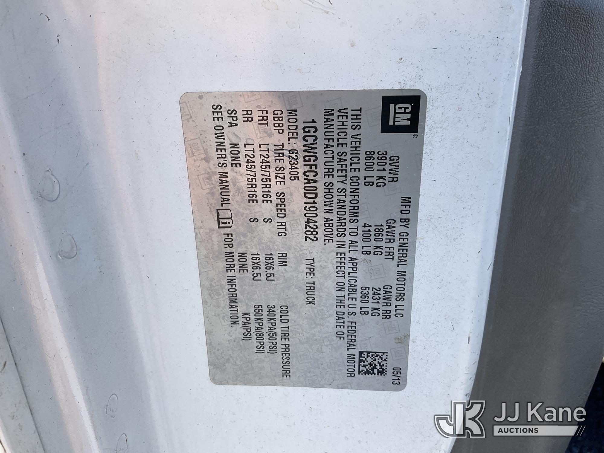 2013 Chevrolet Express G2500