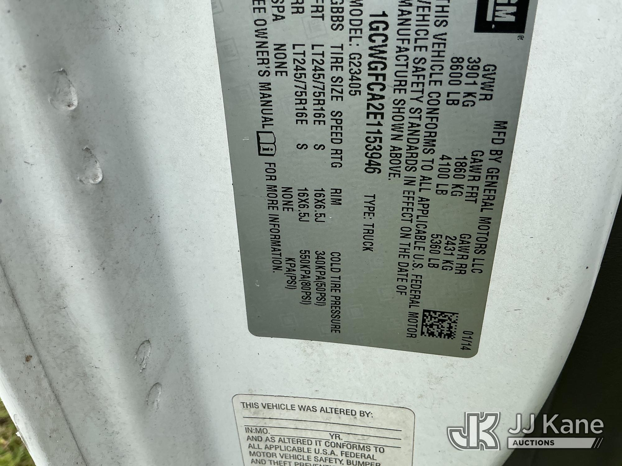 2014 Chevrolet EXPRESS G2500