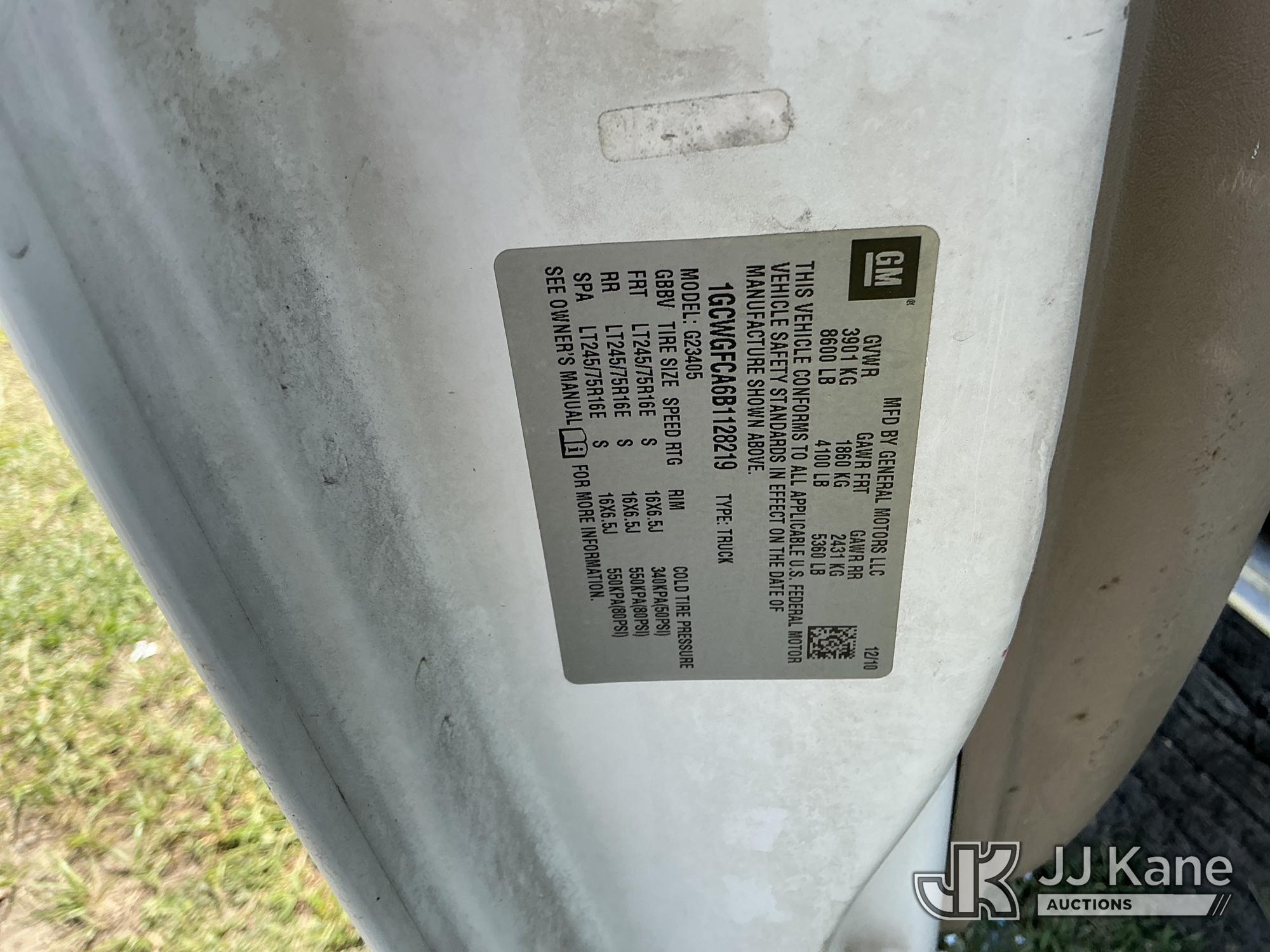2011 Chevrolet EXPRESS G2500
