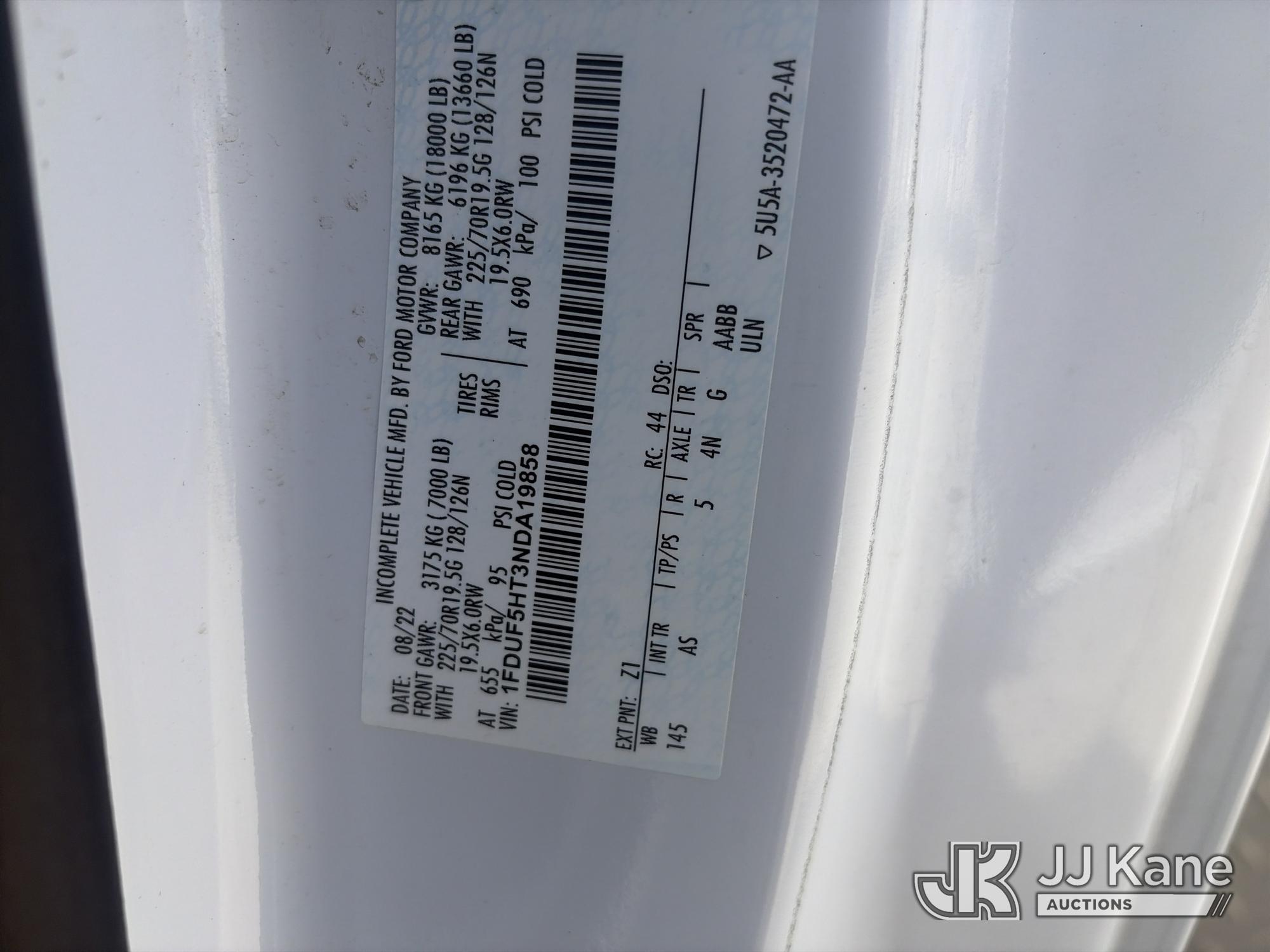 2022 Ford F550 4x4