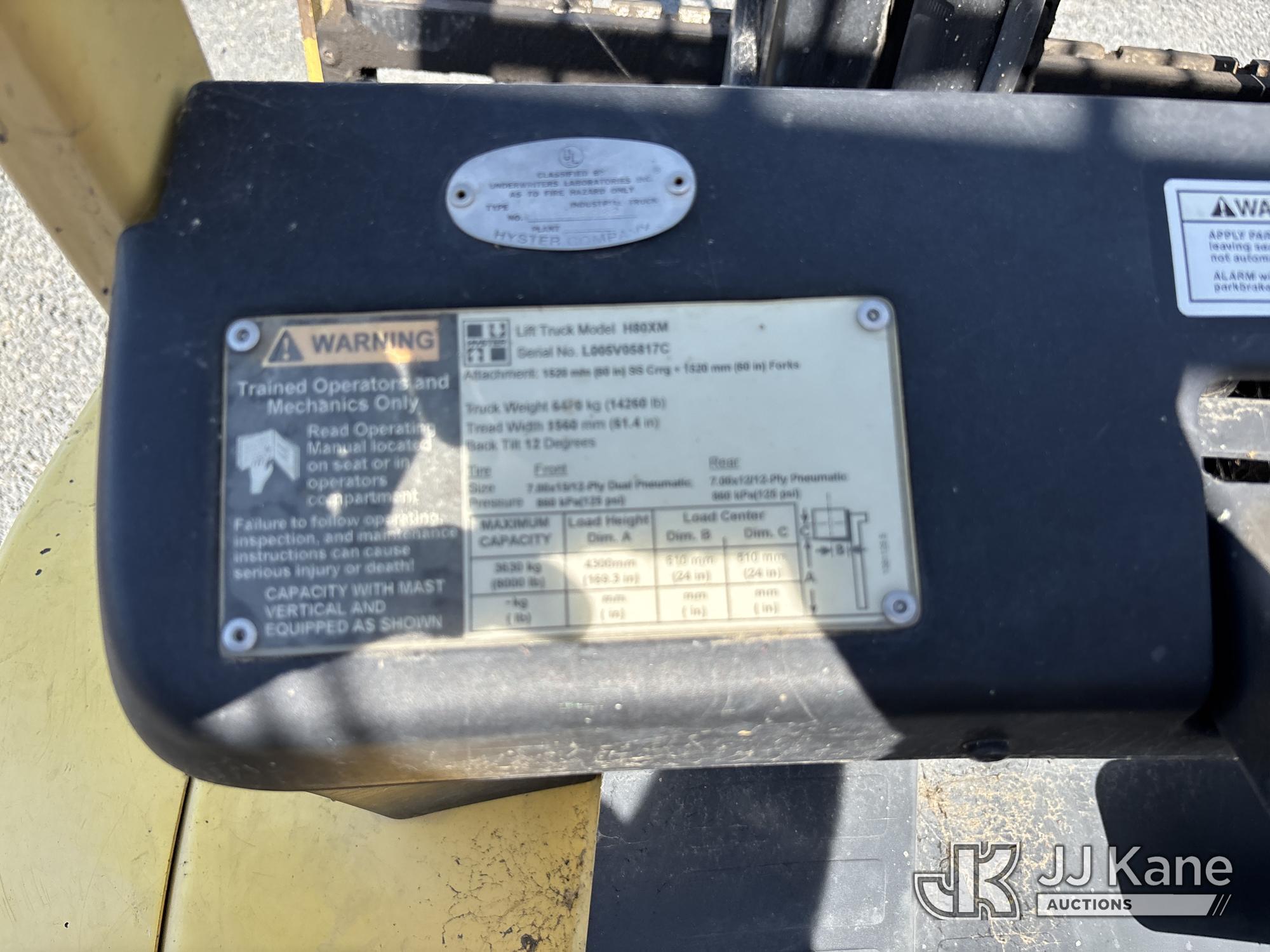 2005 Hyster H80XM
