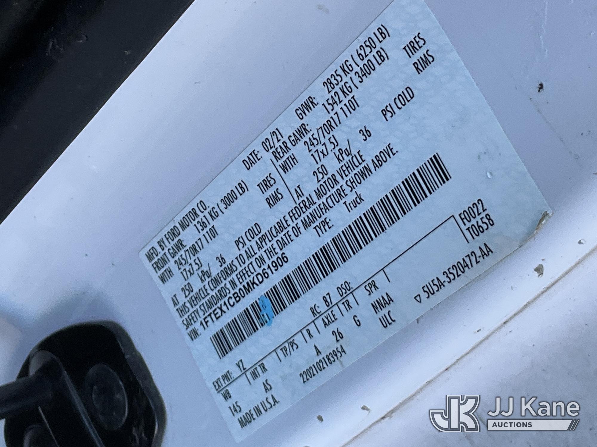 2021 Ford F150