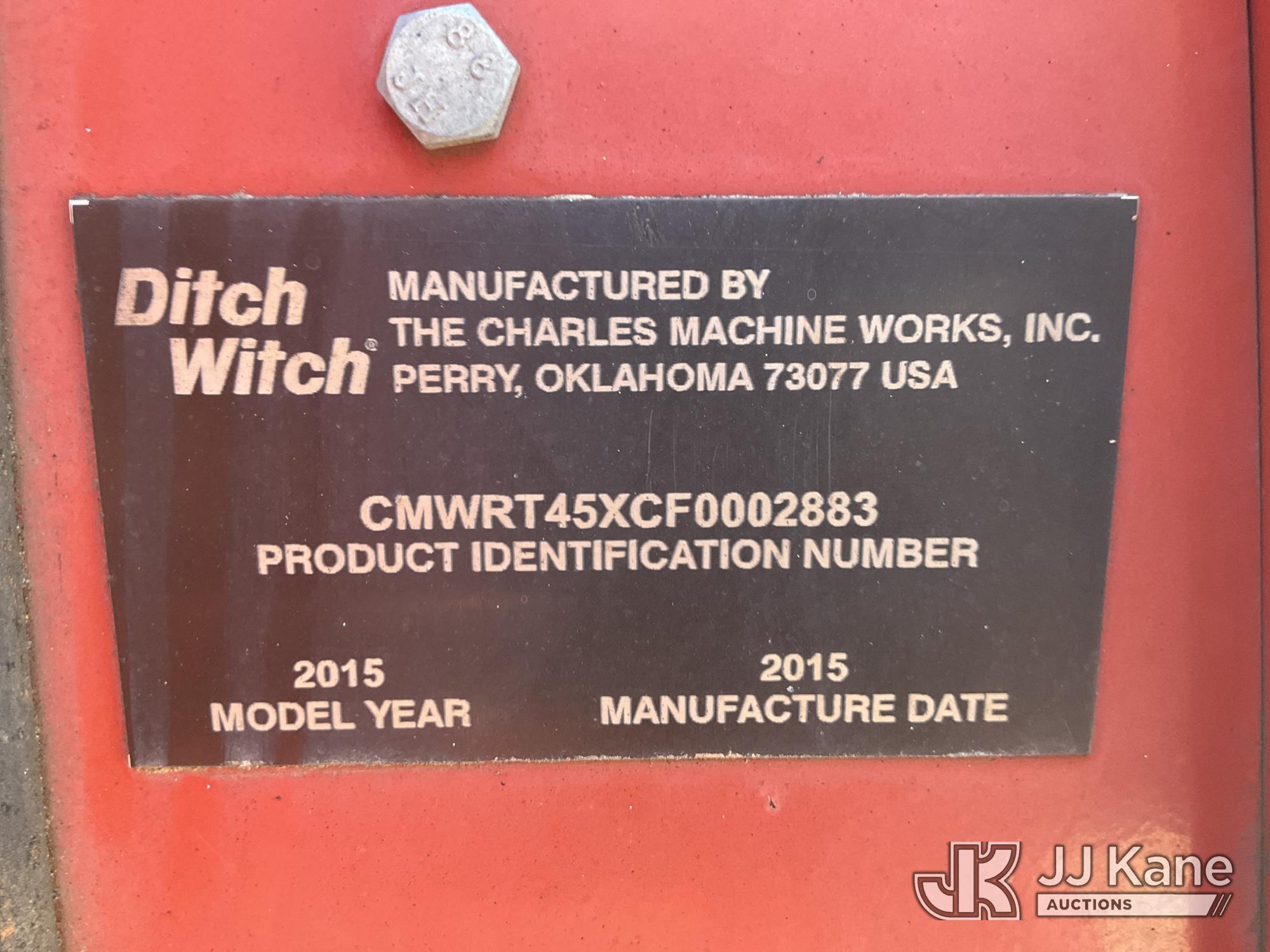 2015 Ditch Witch RT45