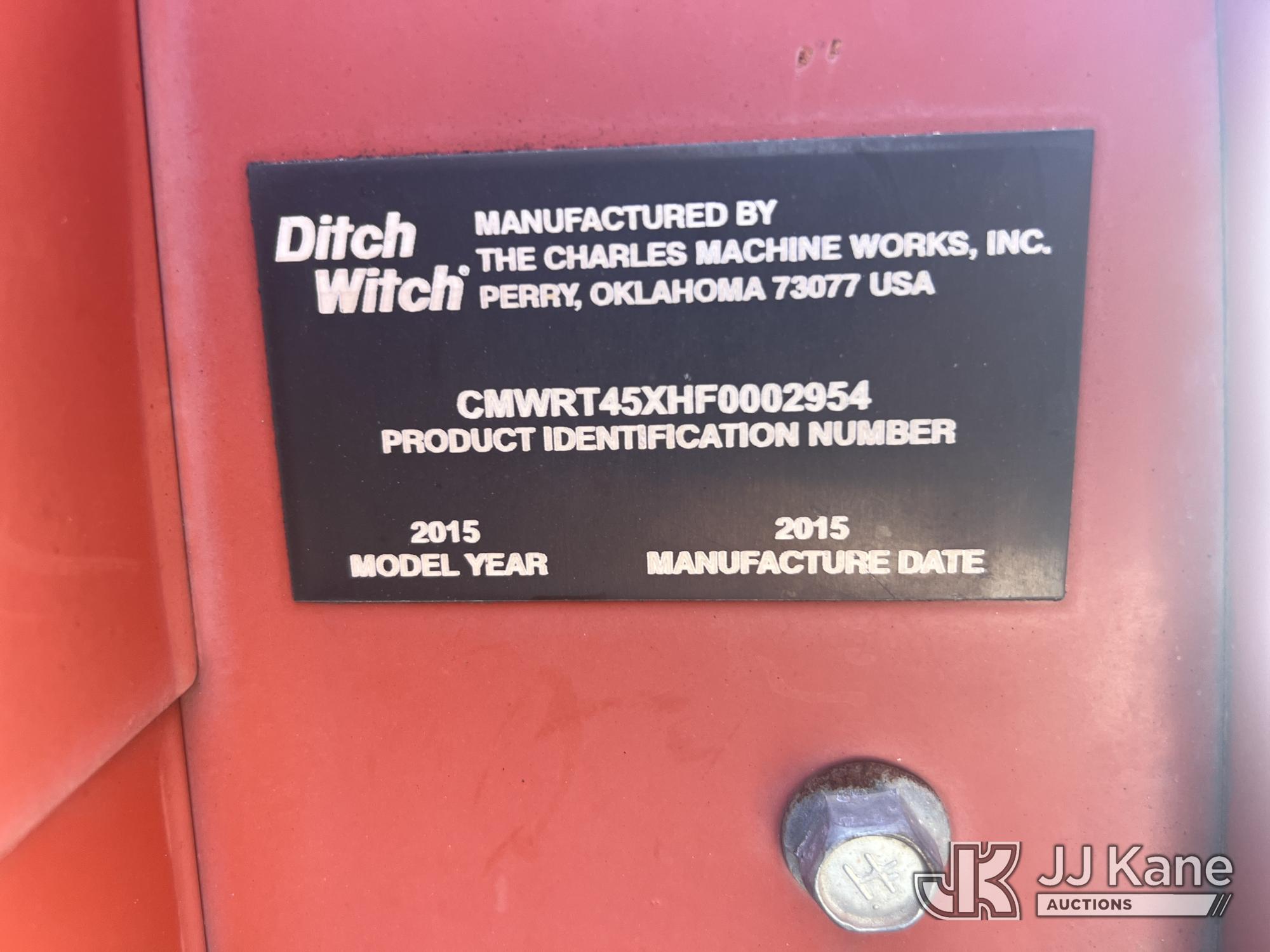 2015 Ditch Witch RT45