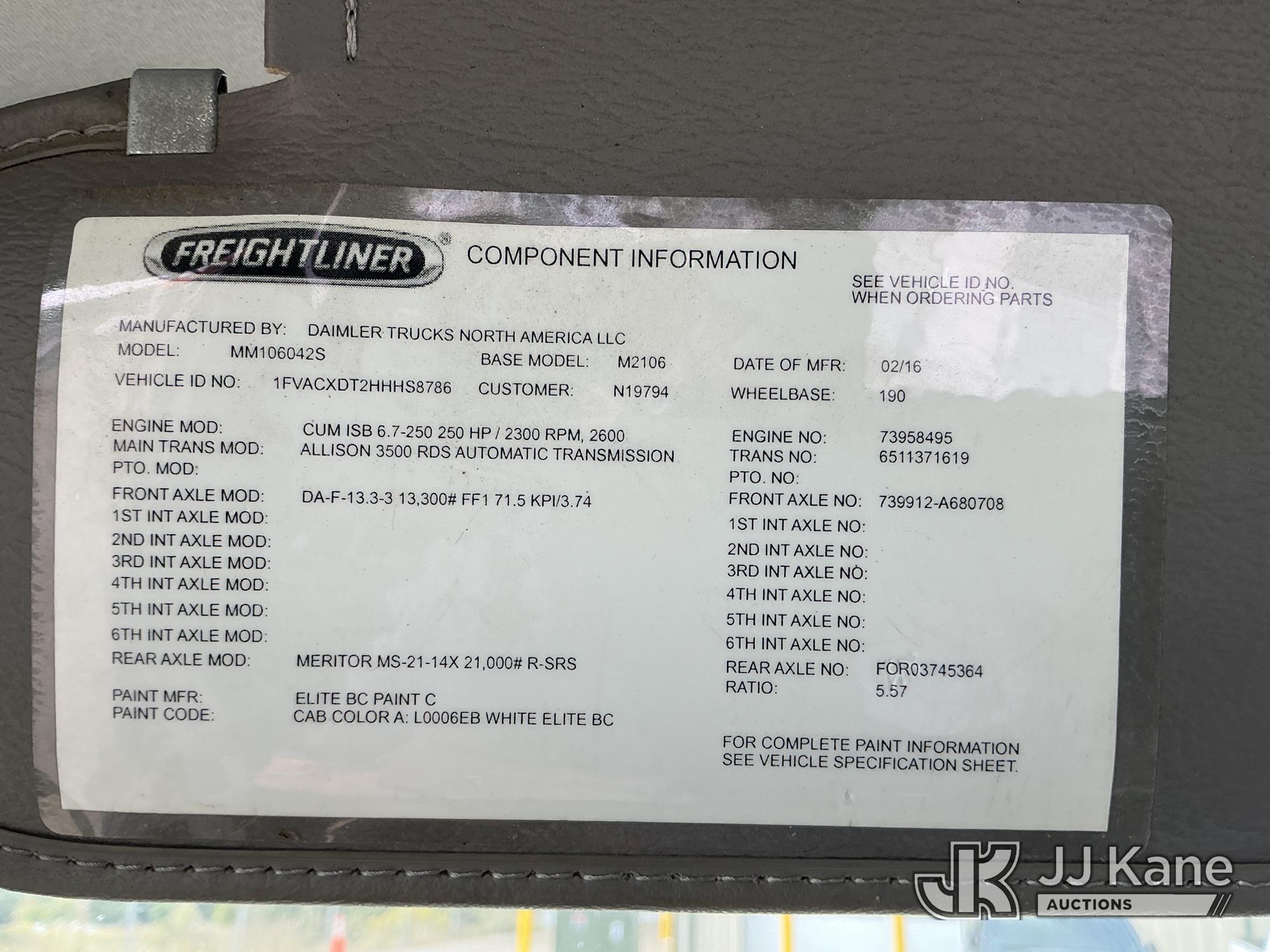 2017 Freightliner M2 106